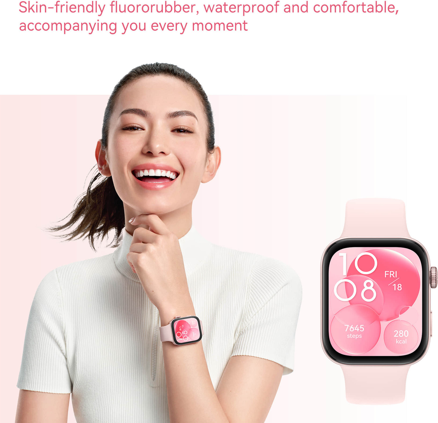 Image of Huawei Watch Fit 3,1.82'' Amoled display,Ultra slim design,All-Round Fitness management Smartwatch