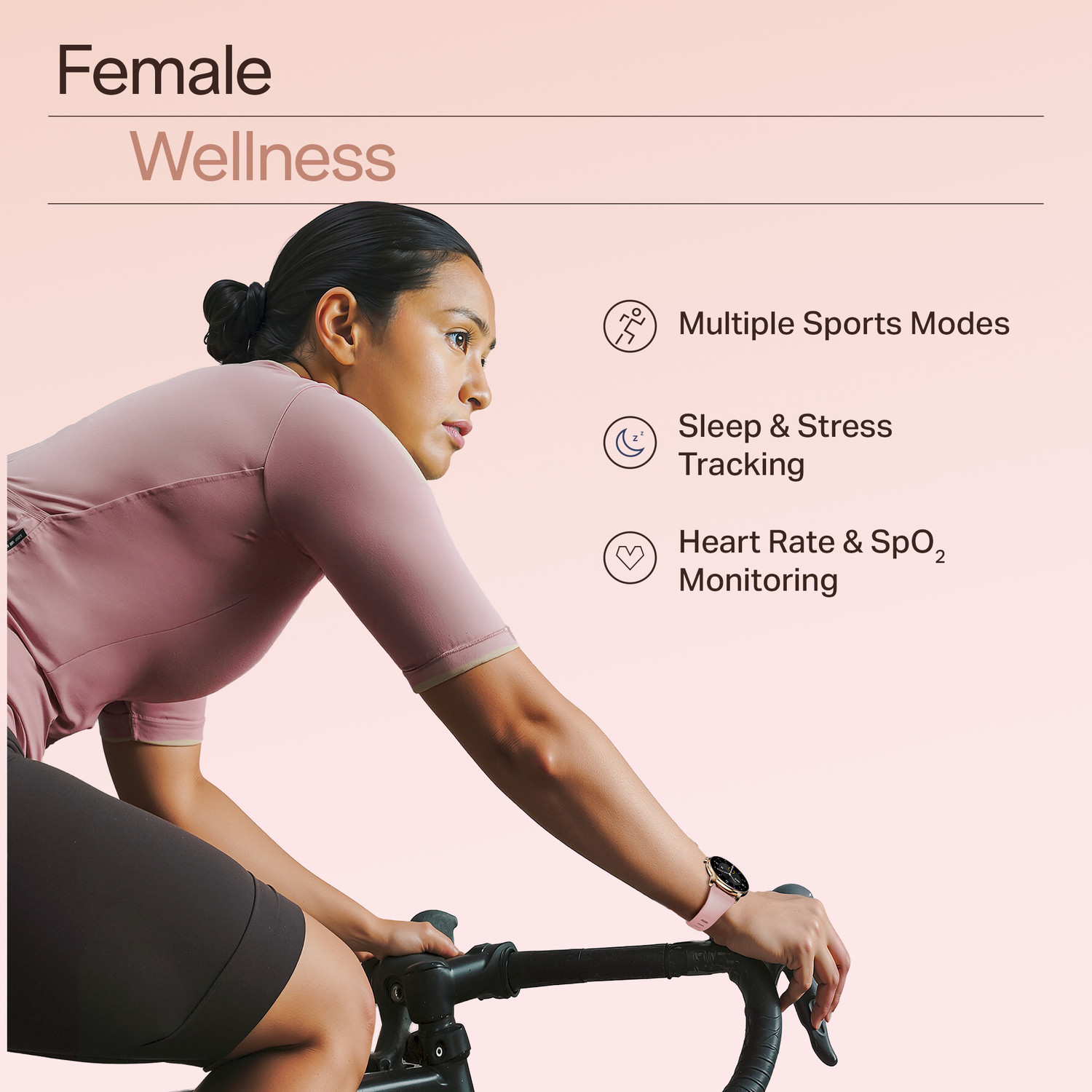 Image of boAt Chrome Iris Ultra-Sleek Metal Body,1.32 AMOLED,1000 Nits,Female Cycle Tracking Smartwatch