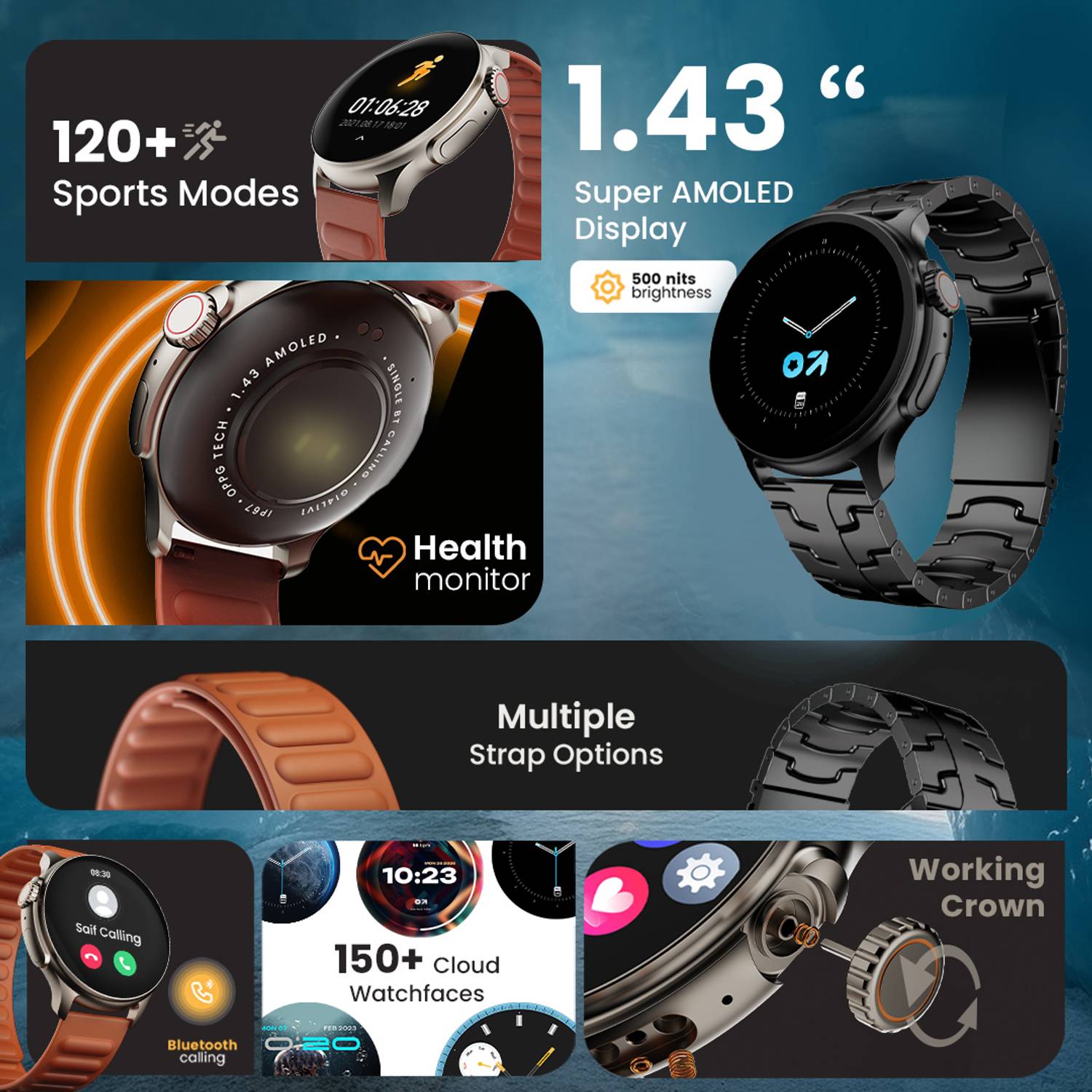 GOBOULT Crown R Pro 2 1.43'' Smartwatch - Image 2