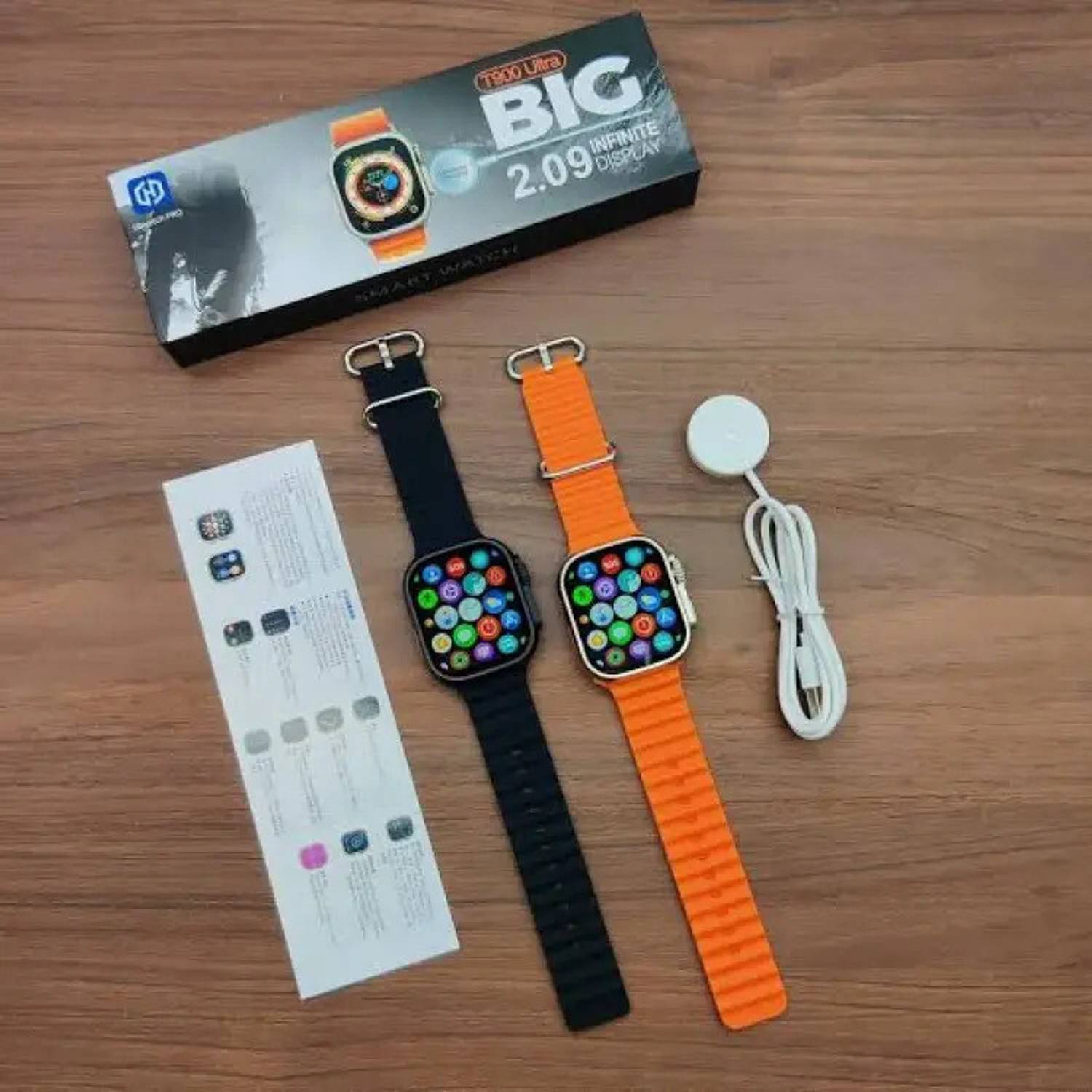 RLS T900 smart watch Orange Strap in have Game Smartwatch (Orange