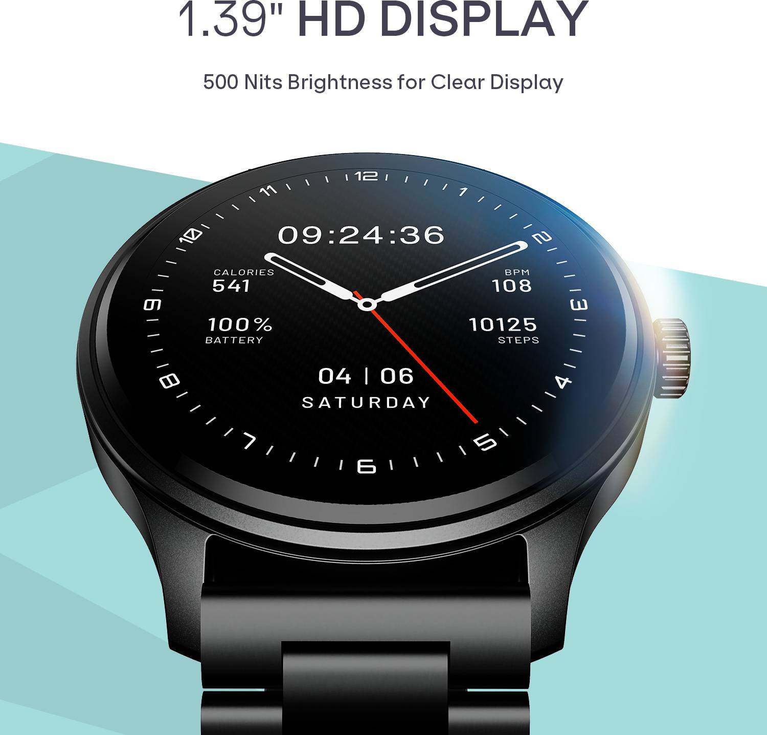 बोट Lunar Discovery Neo 1.39" Smart Watch - Image 2
