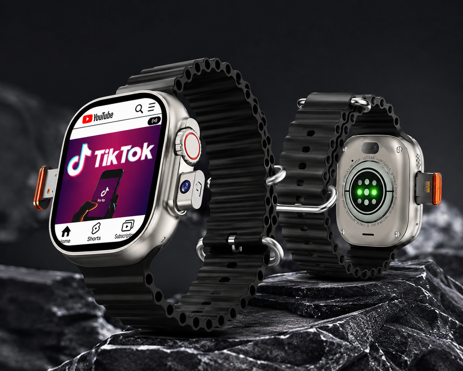 Image of Amozkart Android Smart Watch Support 5G /4G SIM /Wi-Fi /Bluetooth Smartwatch F483 Smartwatch