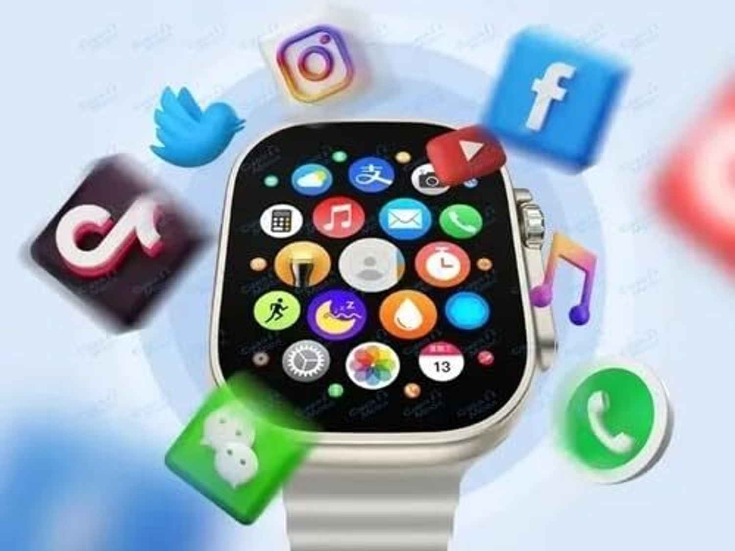 Image of SEHUB HW Ultra Call 2 5G Smart Watch | Dual Camera | 4GB RAM 64GB ROM | SIM, GPS, BT Smartwatch