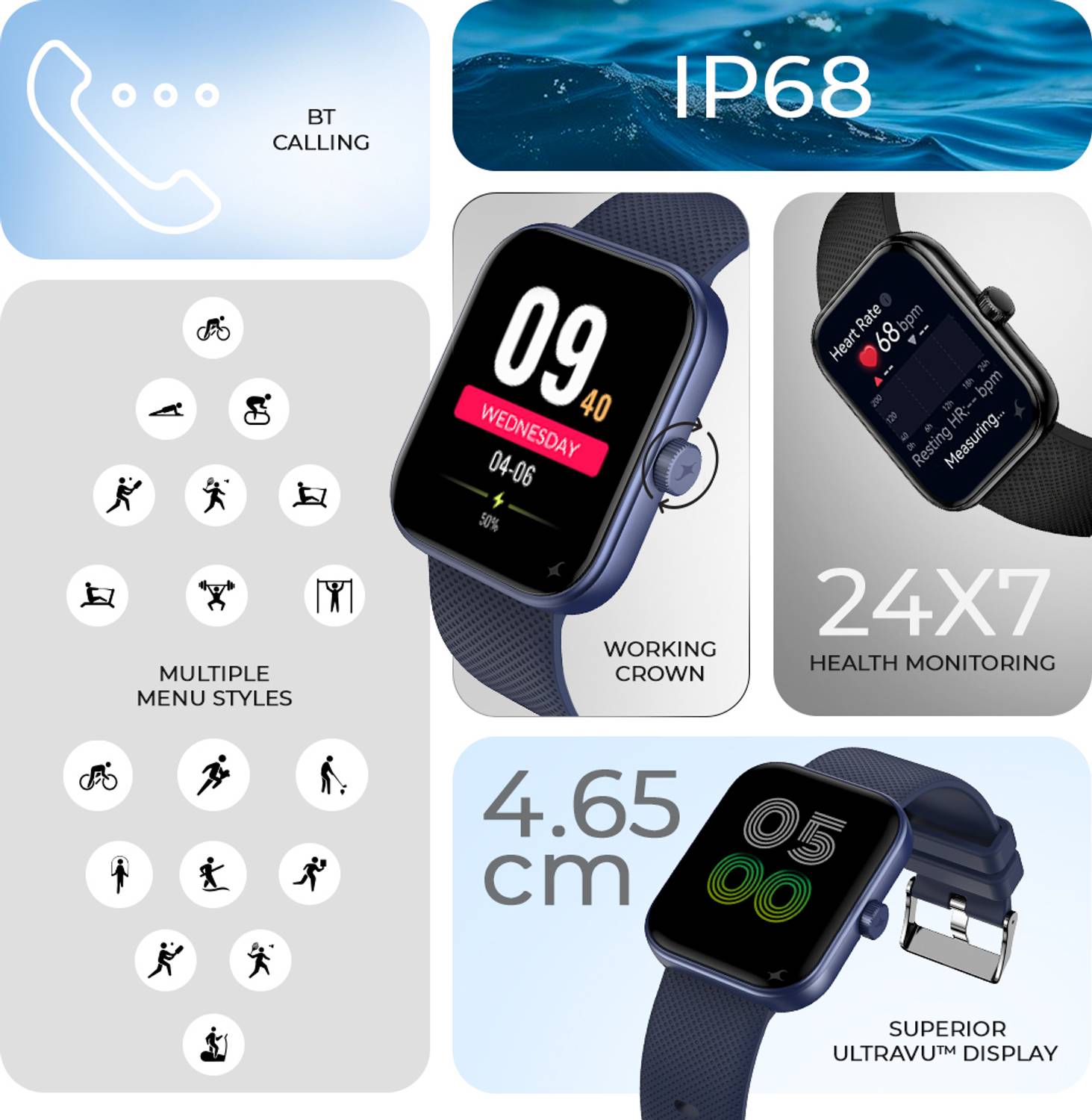 Fastrack Smart Revoltt S1 Smartwatch - Image 2