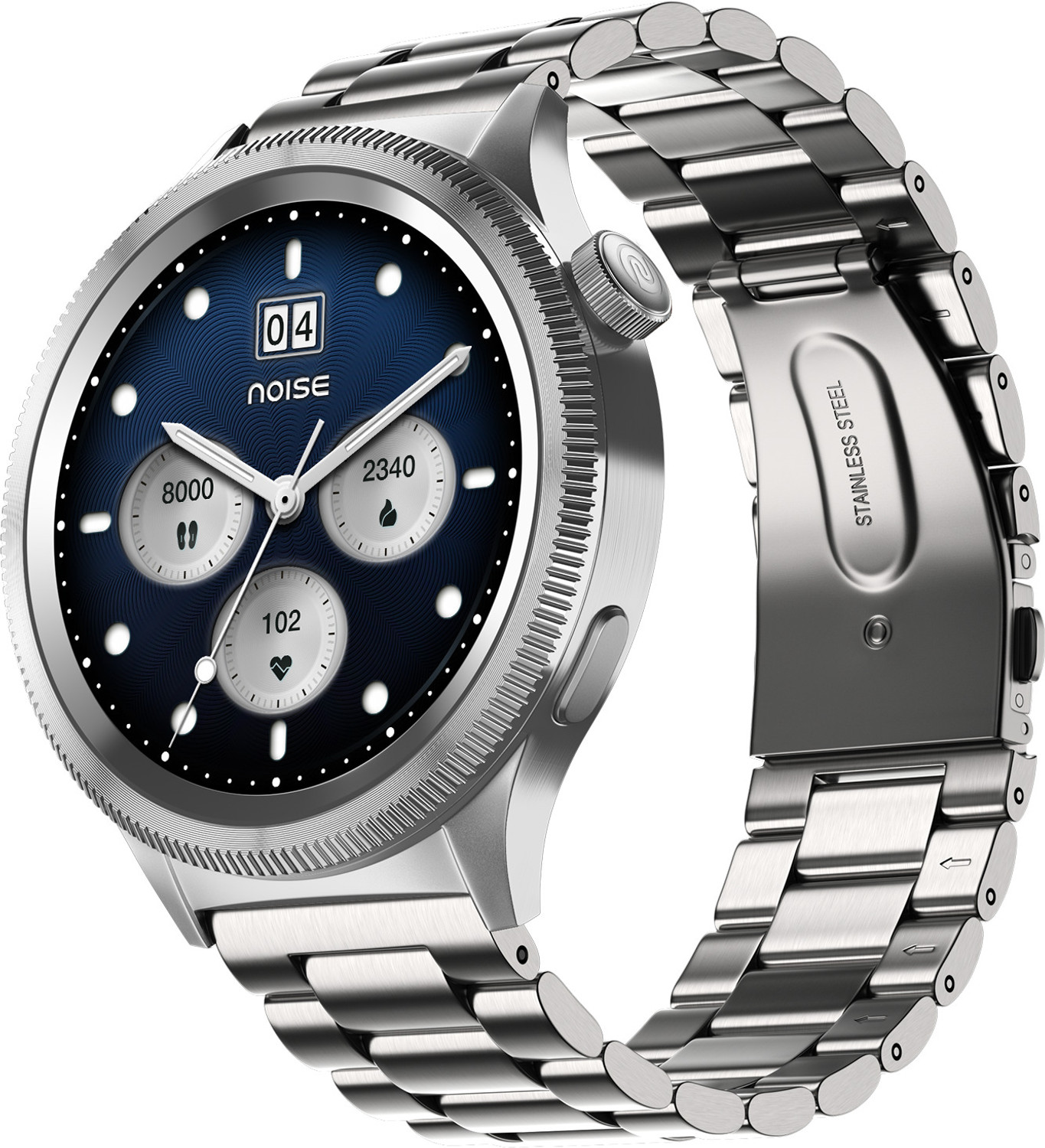 Image of Noise Halo 2 1.43 inch AMOLED, Rotating Axe-Cut Bezel, Stainless Steel Build, BT Calling Smartwatch