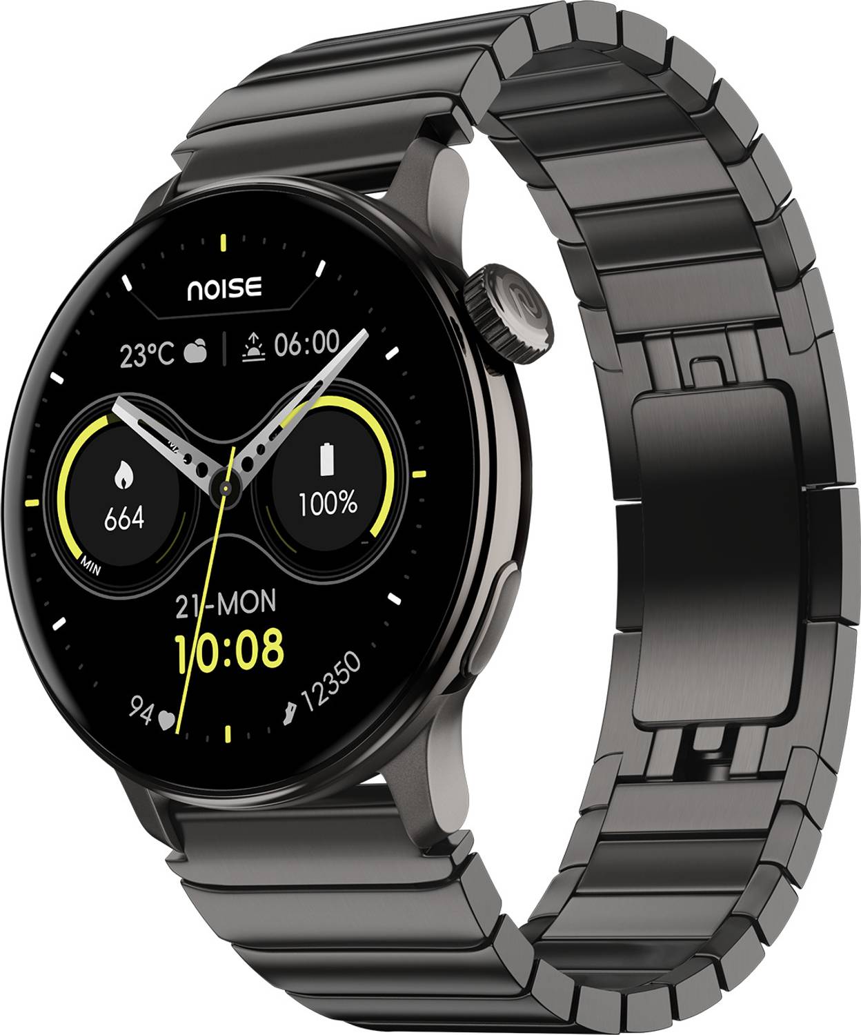 Noise Pro 6R 1.46'' AMOLED 1000 NITS, Powered by Noise AI Pro, Built-in GPS, 3ATM Smartwatch