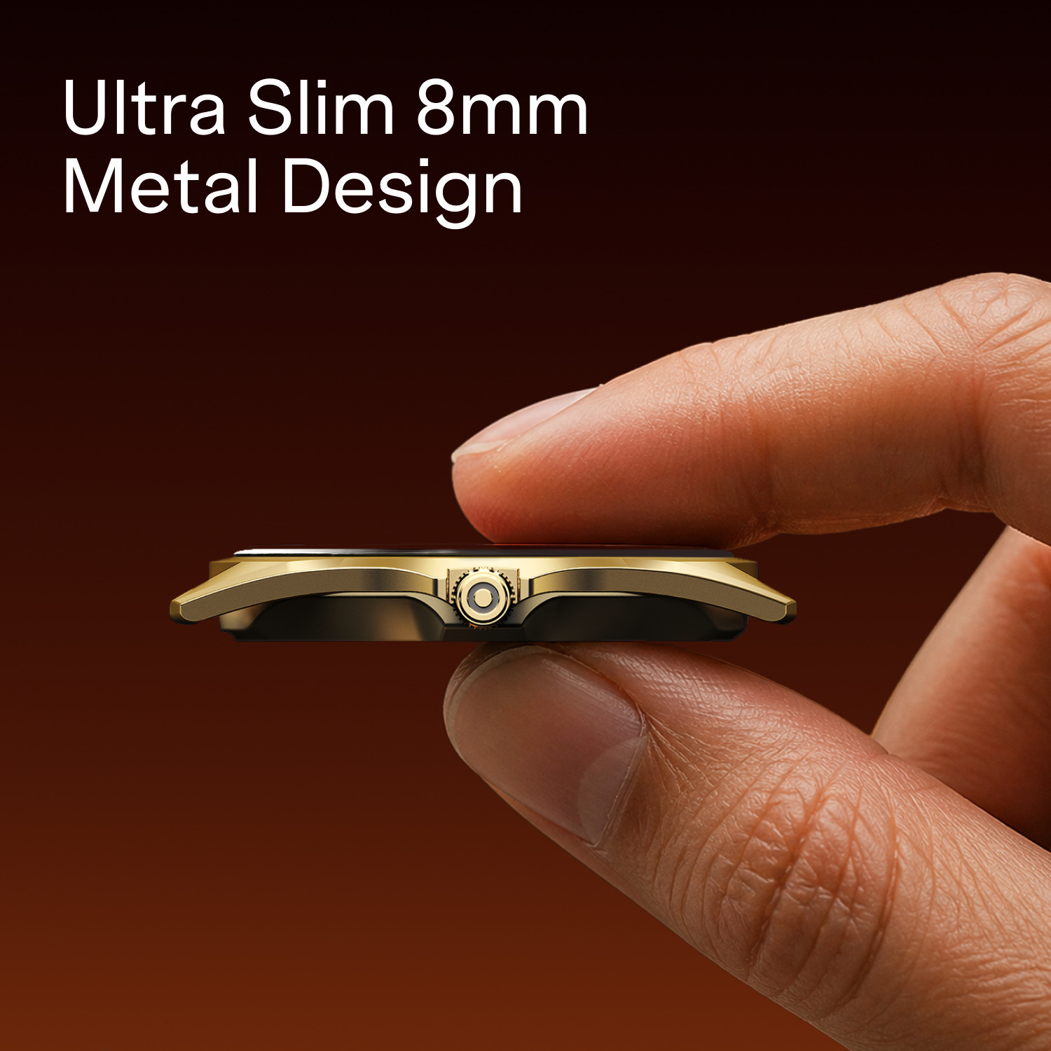 Image of boAt Ultima Aeris 1.43 inchAMOLED, 1000 nits,Slim 8mm Metal Body, Auto HR&SpO2 Monitoring Smartwatch
