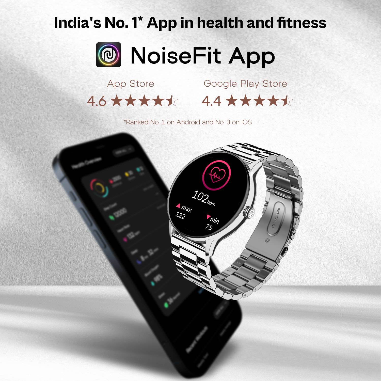 Noise Crew Go 1.39" Display Smartwatch - Image 5