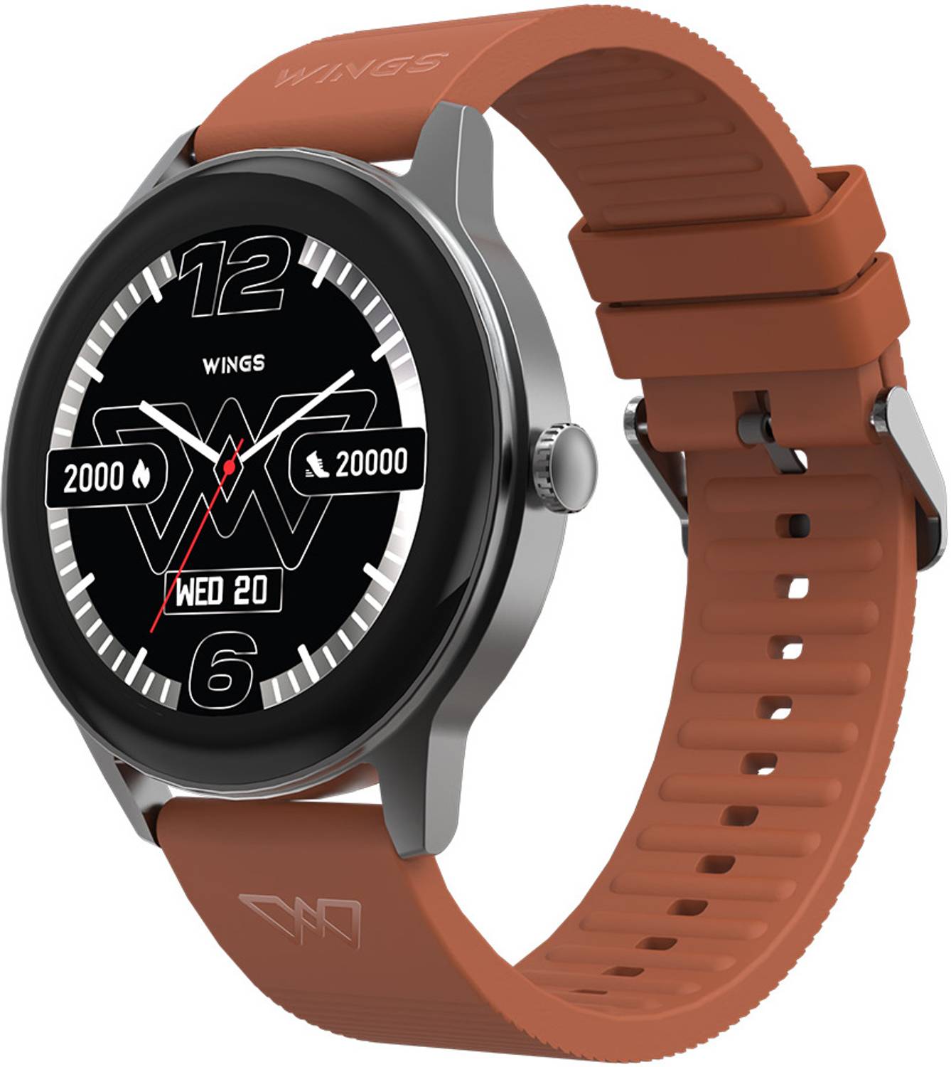 Wings Platinum 1.39 Made In India HD IPS Digital 110+ Workout Modes, 200+ Watchfaces Smartwatch