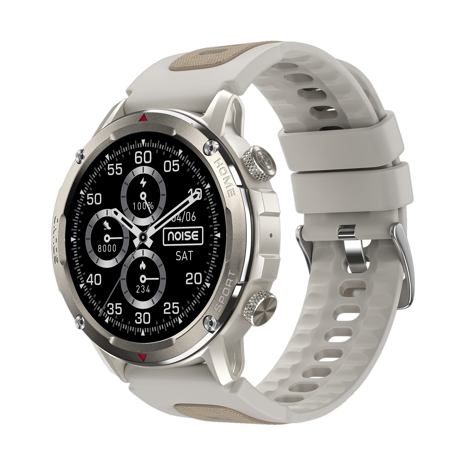 Noise Force 2 Sporty Rugged, 1.39" TruView Display, BT Calling, IP67 Water Resistance Smartwatch