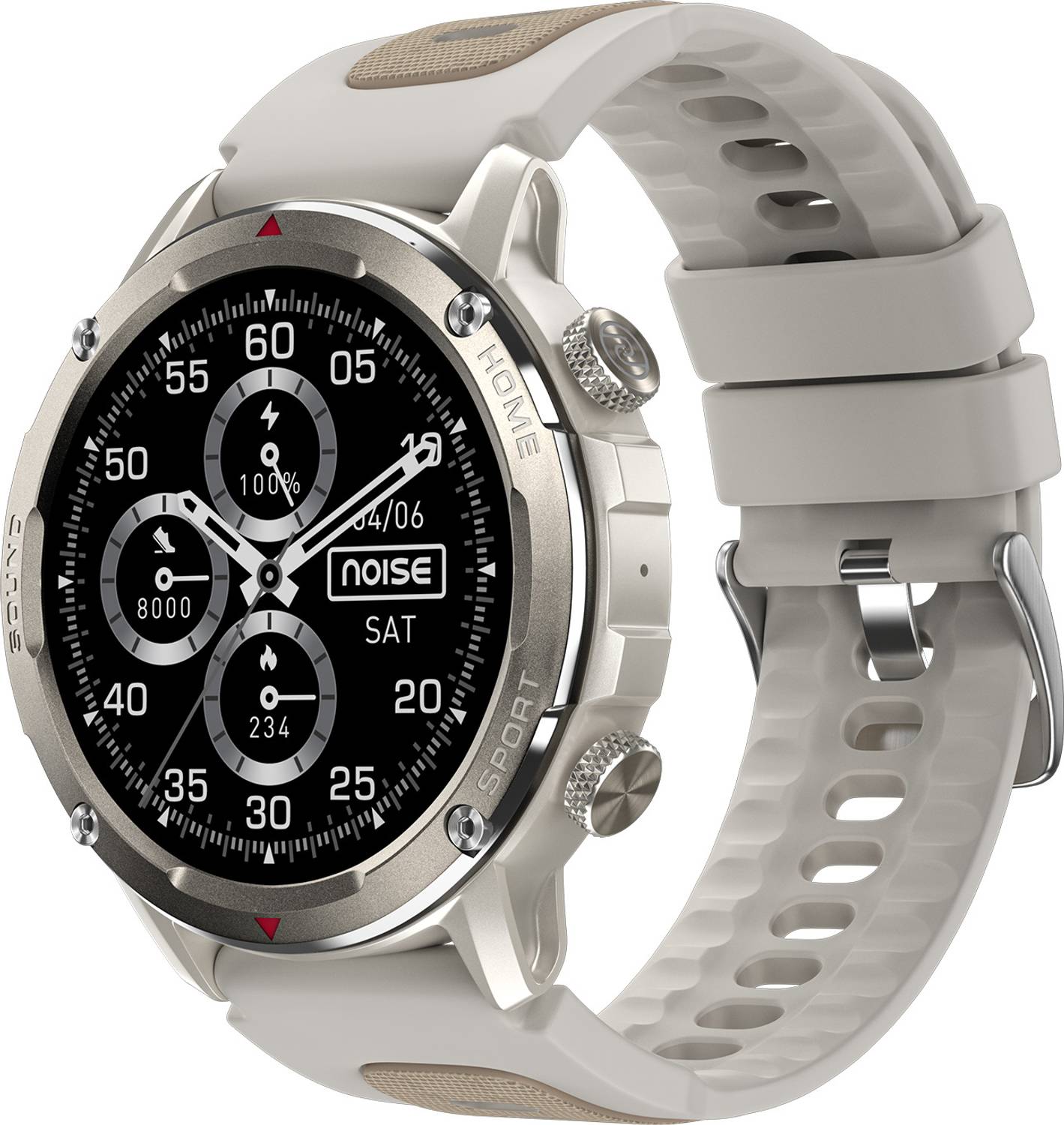 Noise Force 2 Sporty Rugged, 1.39" TruView Display, BT Calling, I