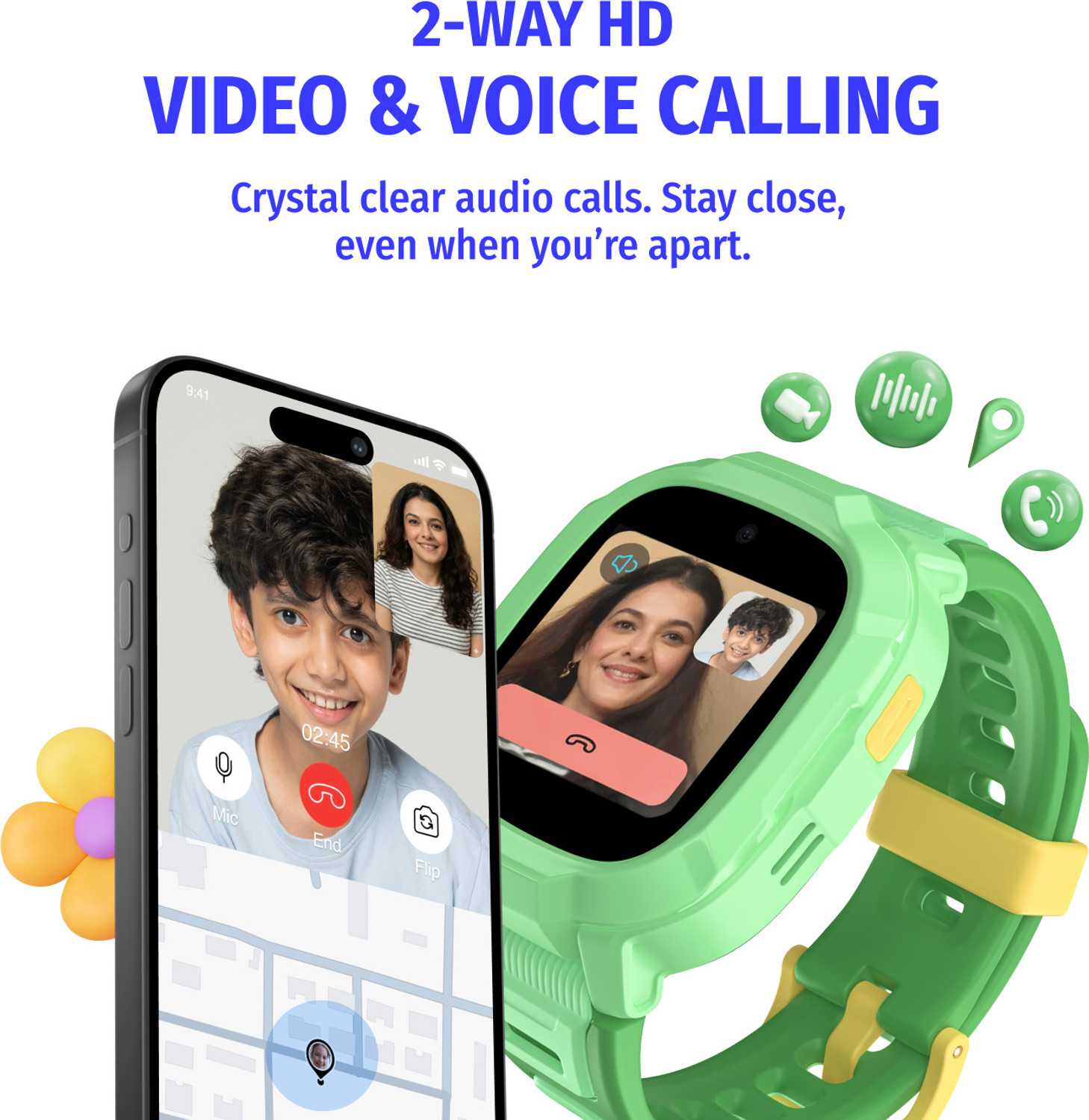 Image of Noise Explorer 2 for Kids 2-way Video & Voice Calling, Geofencing, Emergency Alerts Smartwatch