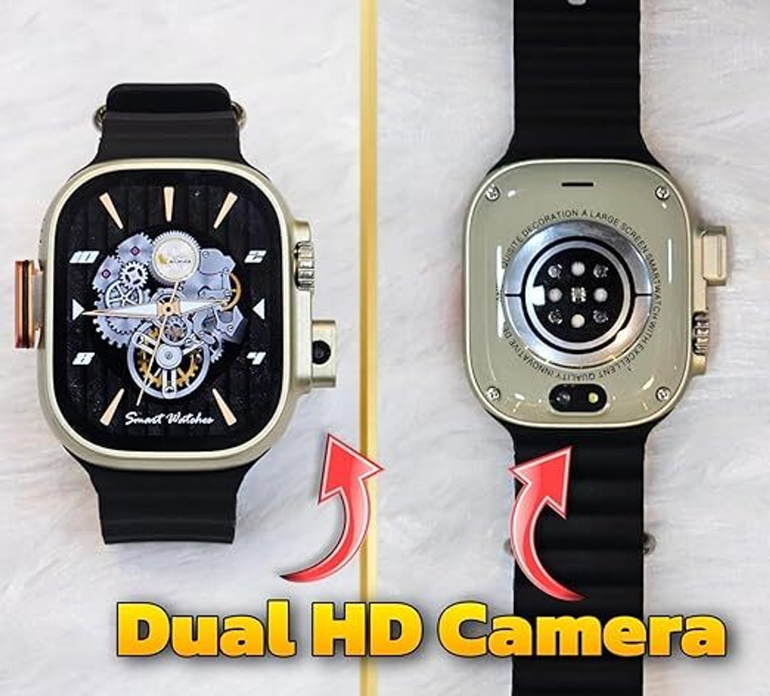 Image of SEHUB HW Ultra Call 2 5G Smart Watch | Dual Camera | 4GB RAM 64GB ROM | SIM, GPS, BT Smartwatch