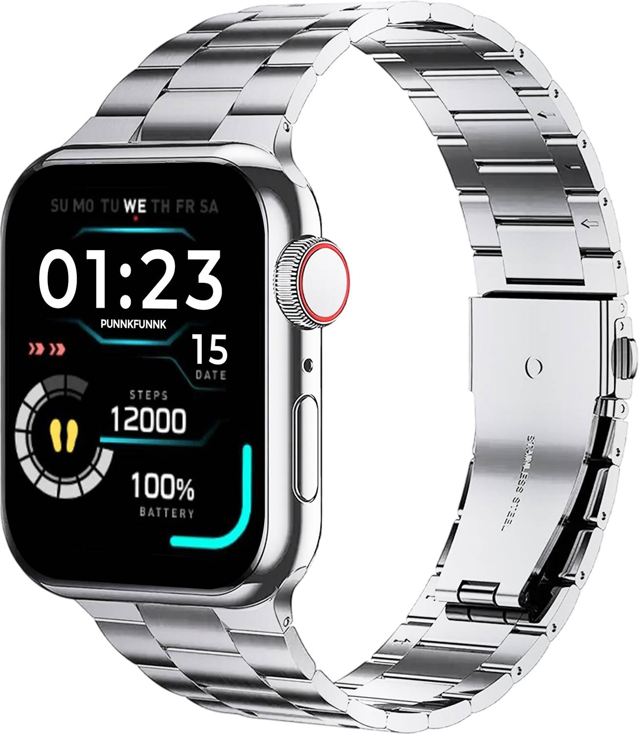 PunnkFunnk T500 Pro HD Display Bluetooth Calling, Notifications,