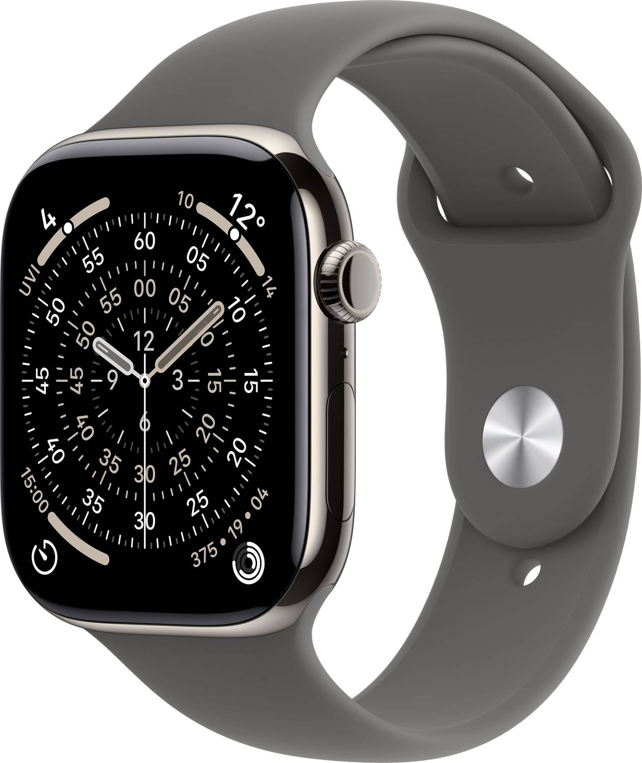 Apple Watch Series 11 GPS + Cellular 42mm Titanium Case Stone Gre