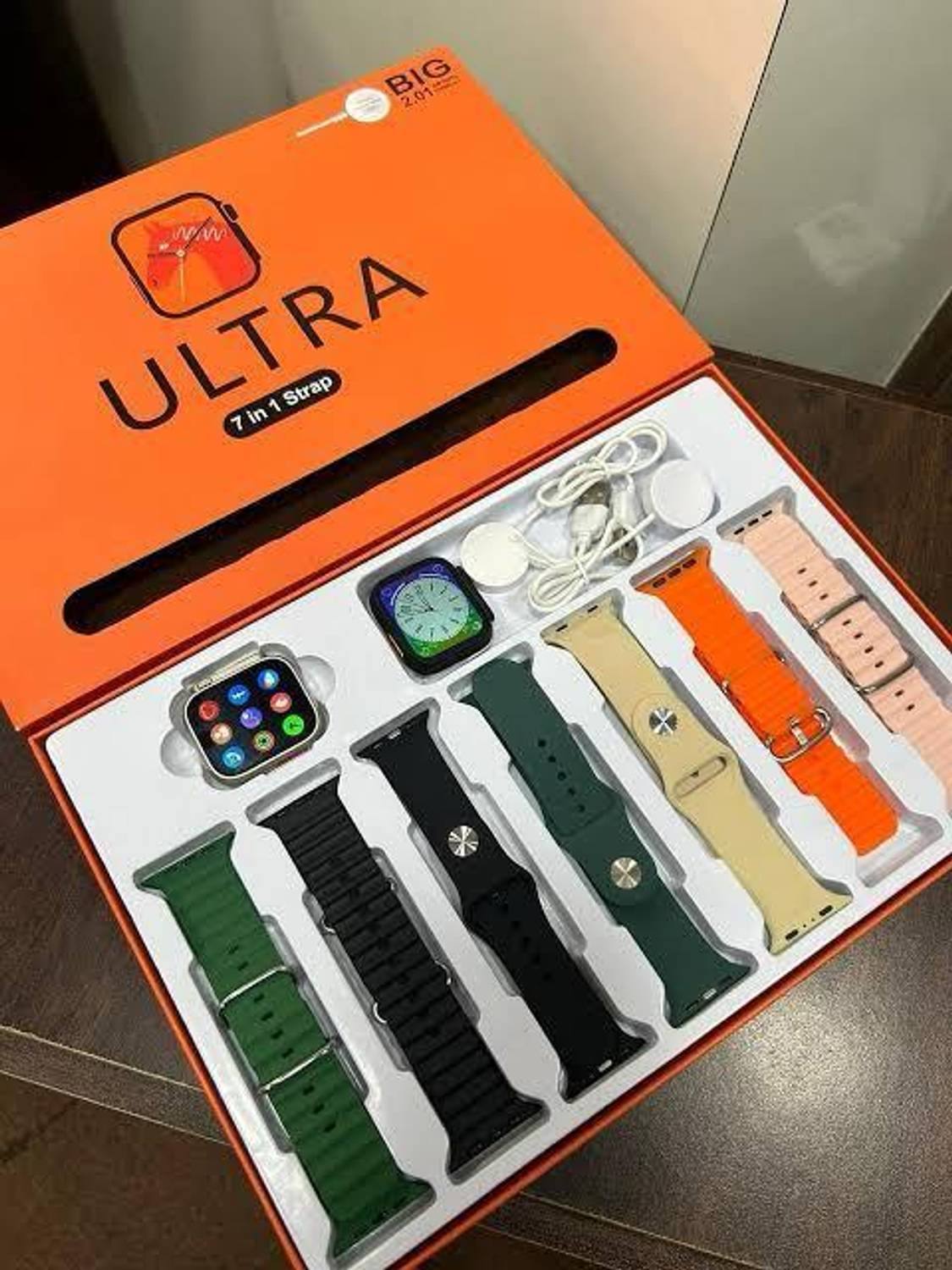 Kumari Enterprises New 7 in 1 ULTRA 4G Smart Watch Wifi GPS 4G Network T900 Smartwatch