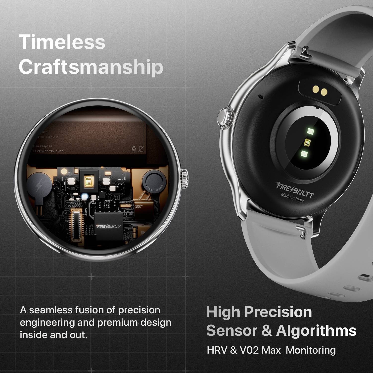 Fire-Boltt Ninja Talk 35.3mm Round Bluetooth Calling Smartwatch - Image 5