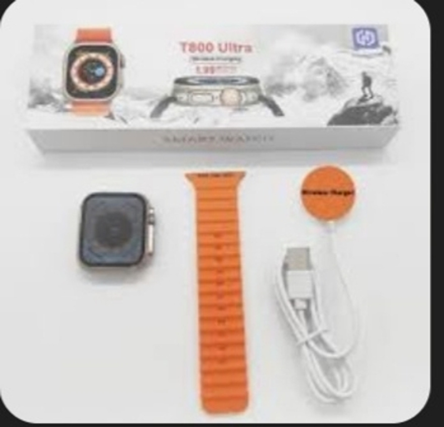 Image of Onikuma T800 BT watch 2in Big Screen Sunlight Proof Display Music Play Insta WA Notifier Smartwatch