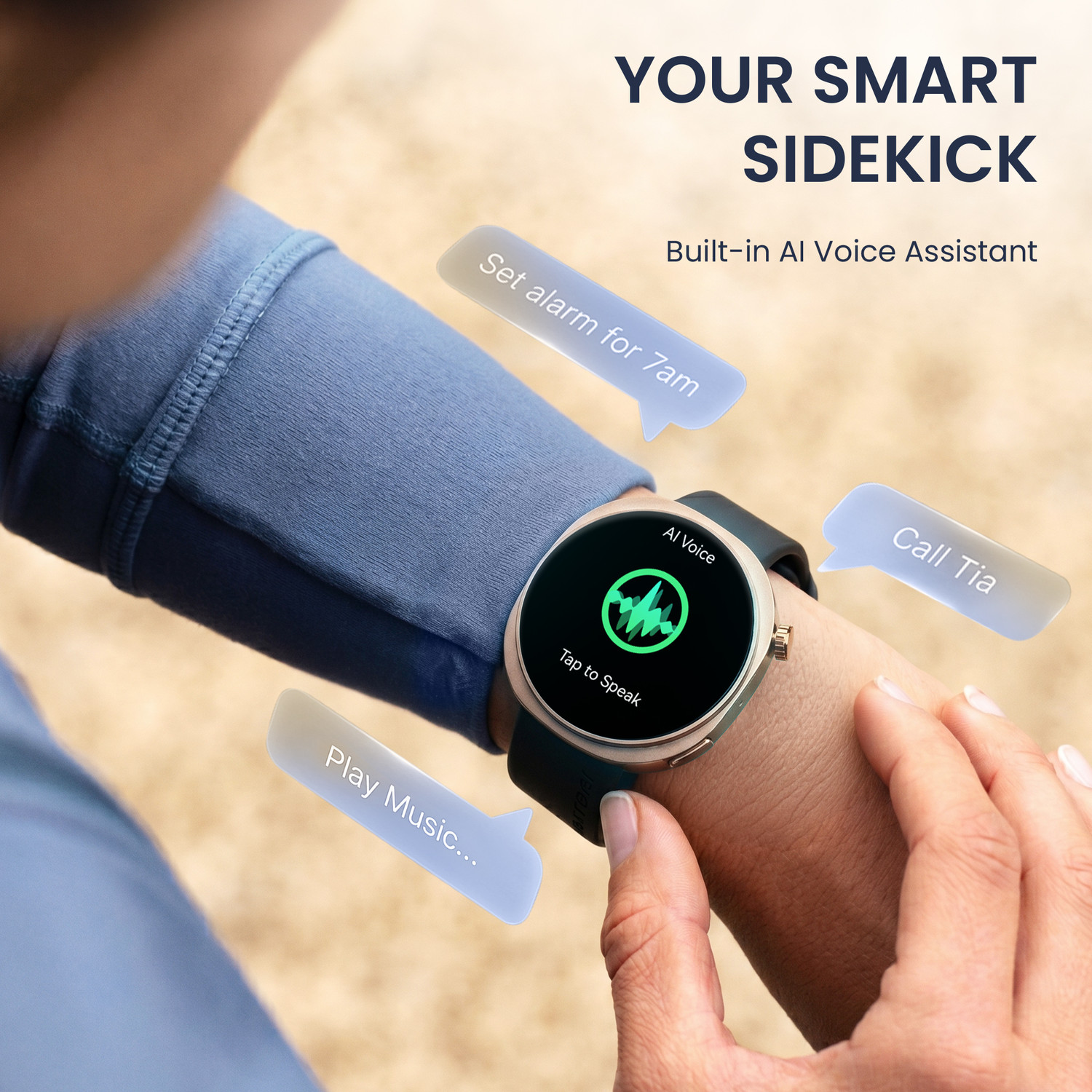 Image of Fastrack Revoltt R3 Pro AMOLED | 60Hz Refresh Rate | Nitro Fast Charging | BT Calling Smartwatch