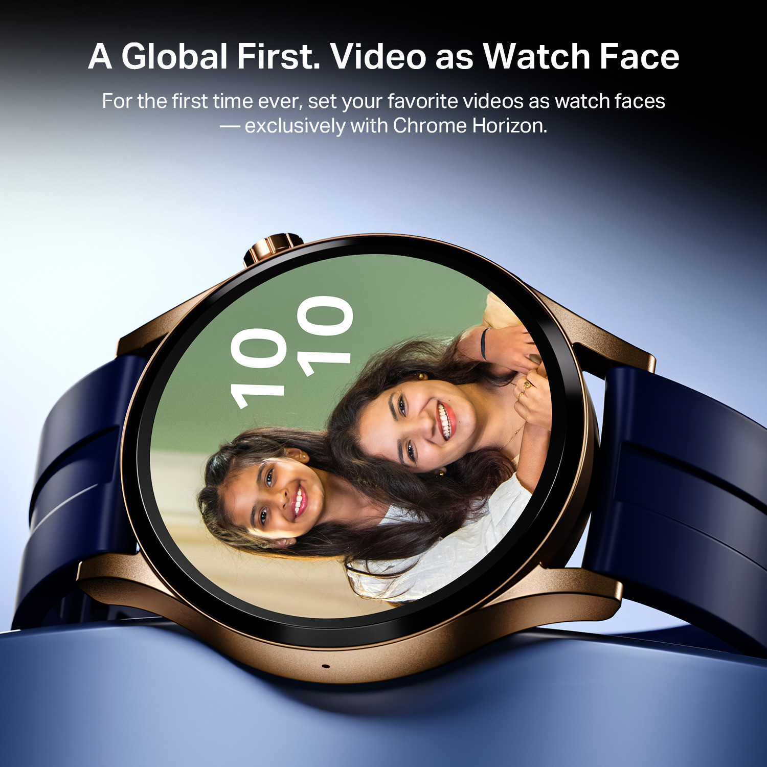 Image of boAt Chrome Horizon, 1.51 inch(3.83cm) Metal body, AMOLED Display, Video Watch Faces Smartwatch