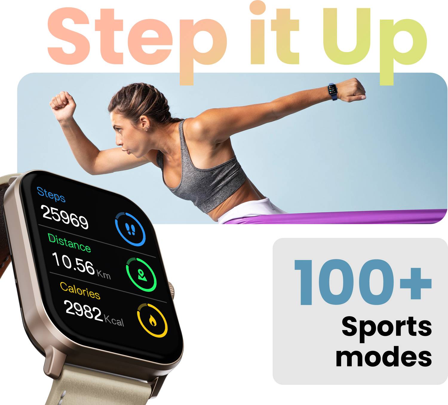 GOBOULT Drift+ 1.85'' HD Display Smartwatch - Image 5