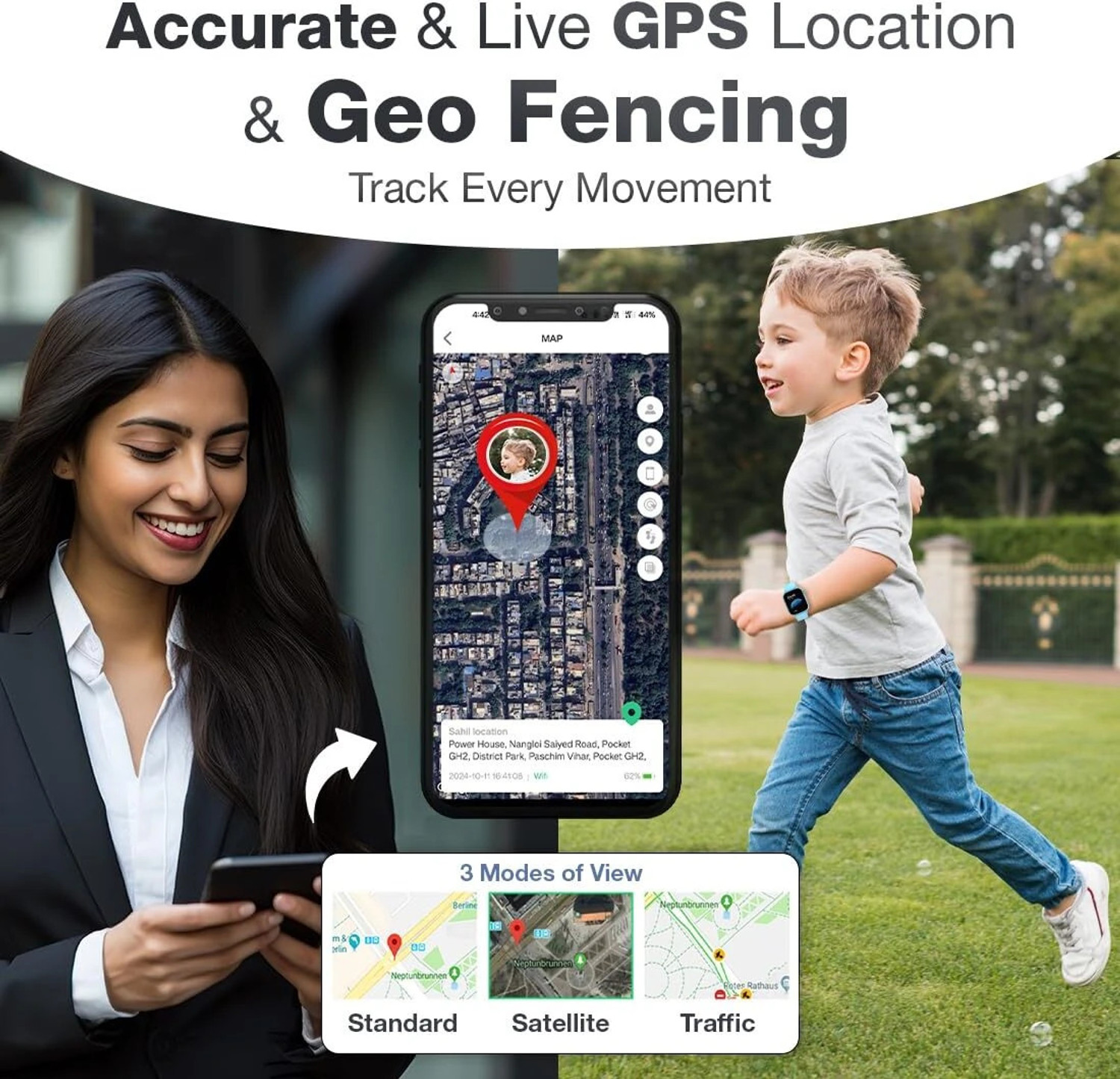 Image of Sekyo Magic Pro Calling Smartwatch for Kids | GPS | 4G | Voice /Video Call | Pedometer Smartwatch