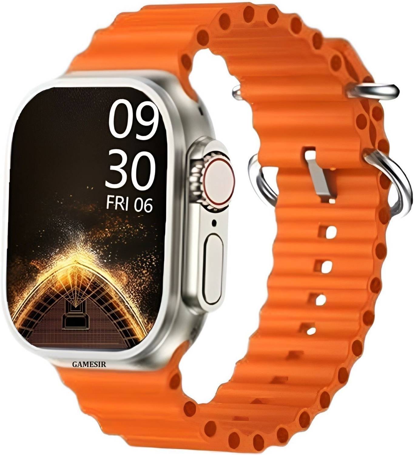 GameSir BT Calling Full Screen Amoled Display watch, Music HR,BP