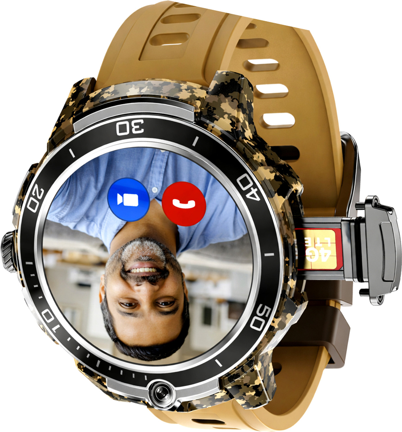 Image of Safal Kisan 5G 4G LTE SIM Smart Watch All Social Media Apps Unlimited Apps Play Store Smartwatch