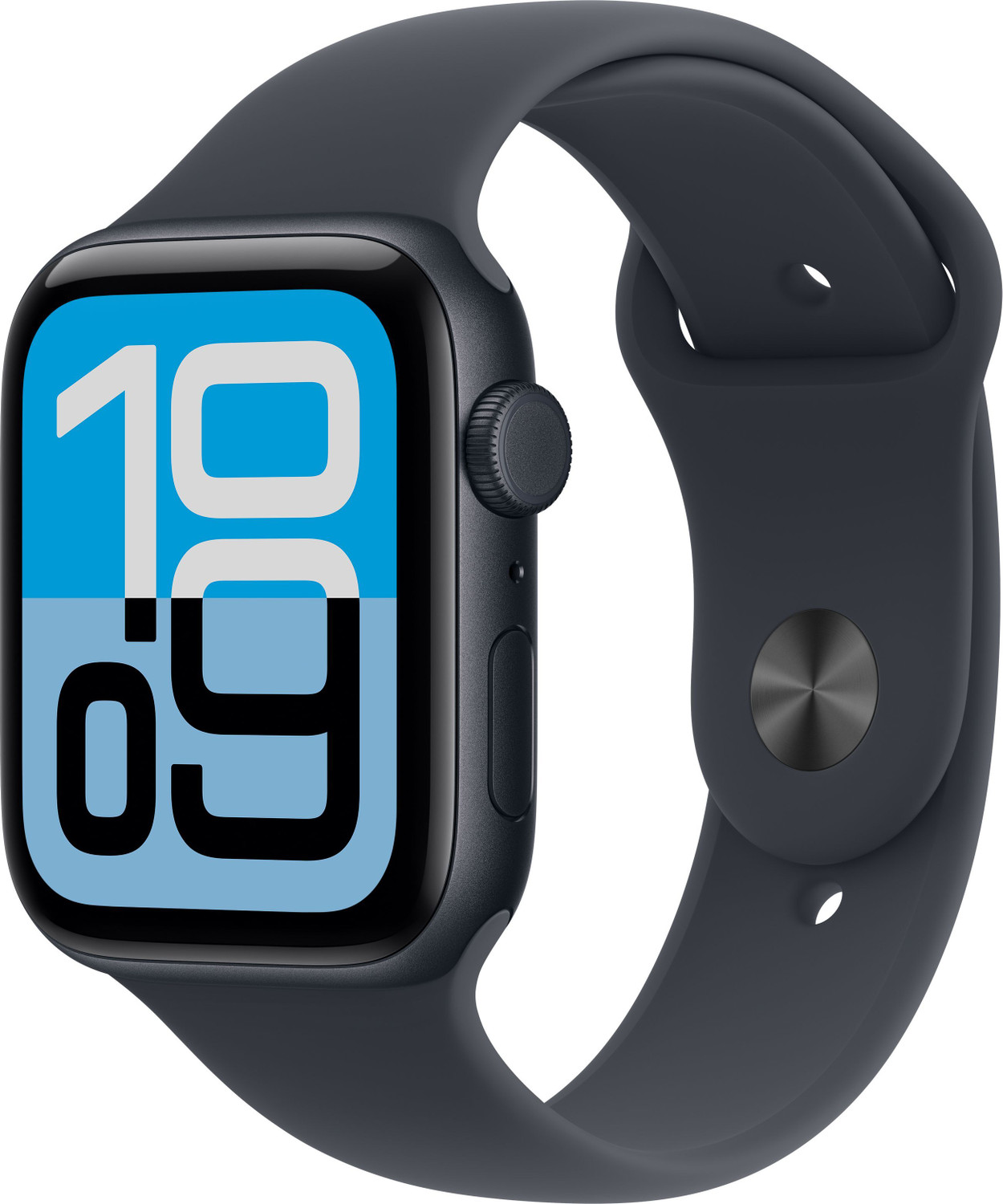 Image of Apple Watch SE 3(2025) GPS + Cellular 44mm Aluminium Case Midnight Sport Band - S /M