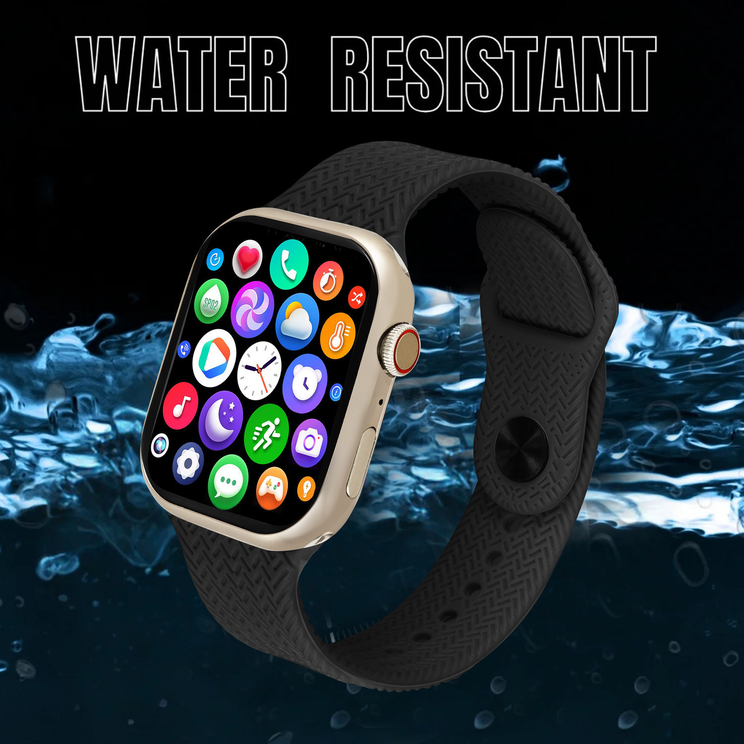 Image of RelElseTech Series10 Calling Fitness Heart Rate Tracking Kids Girls &Boys,Women (6-35Years) Smartwatch