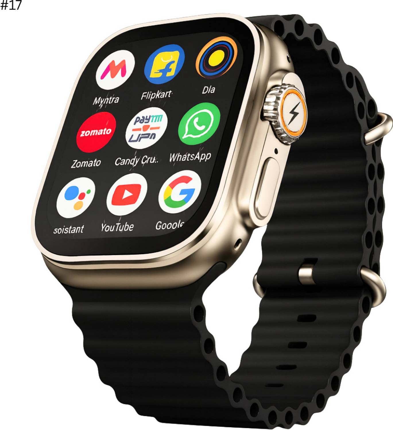 TECHIO T800 Sleek Smartwatch with Activity Tracker – Call, SMS & Fitness Alerts Smartwatch