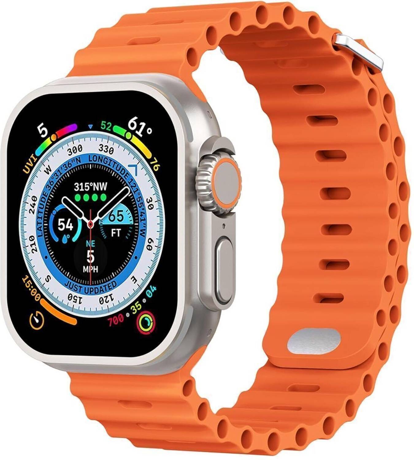 Om Dreams T800 Ultra Smart Watch Wireless Charging, Fitness & A