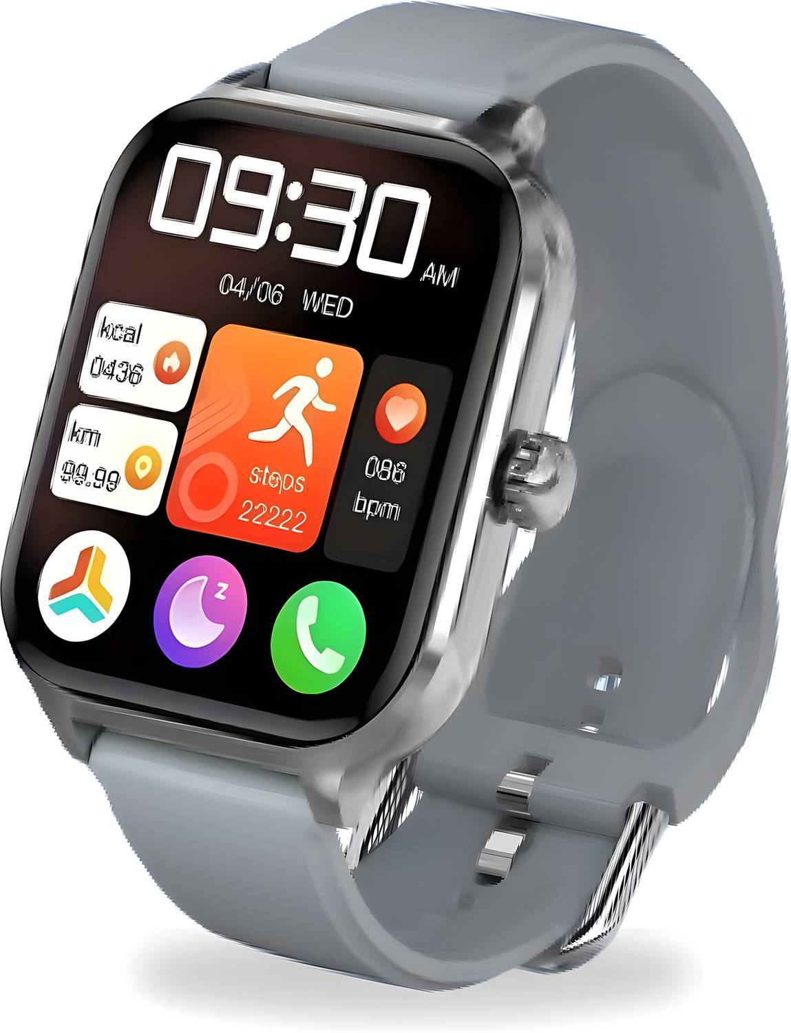 Melbon LAXA-FIT 2.01 AMOLED Display, Smart Health Monitoring, Fit