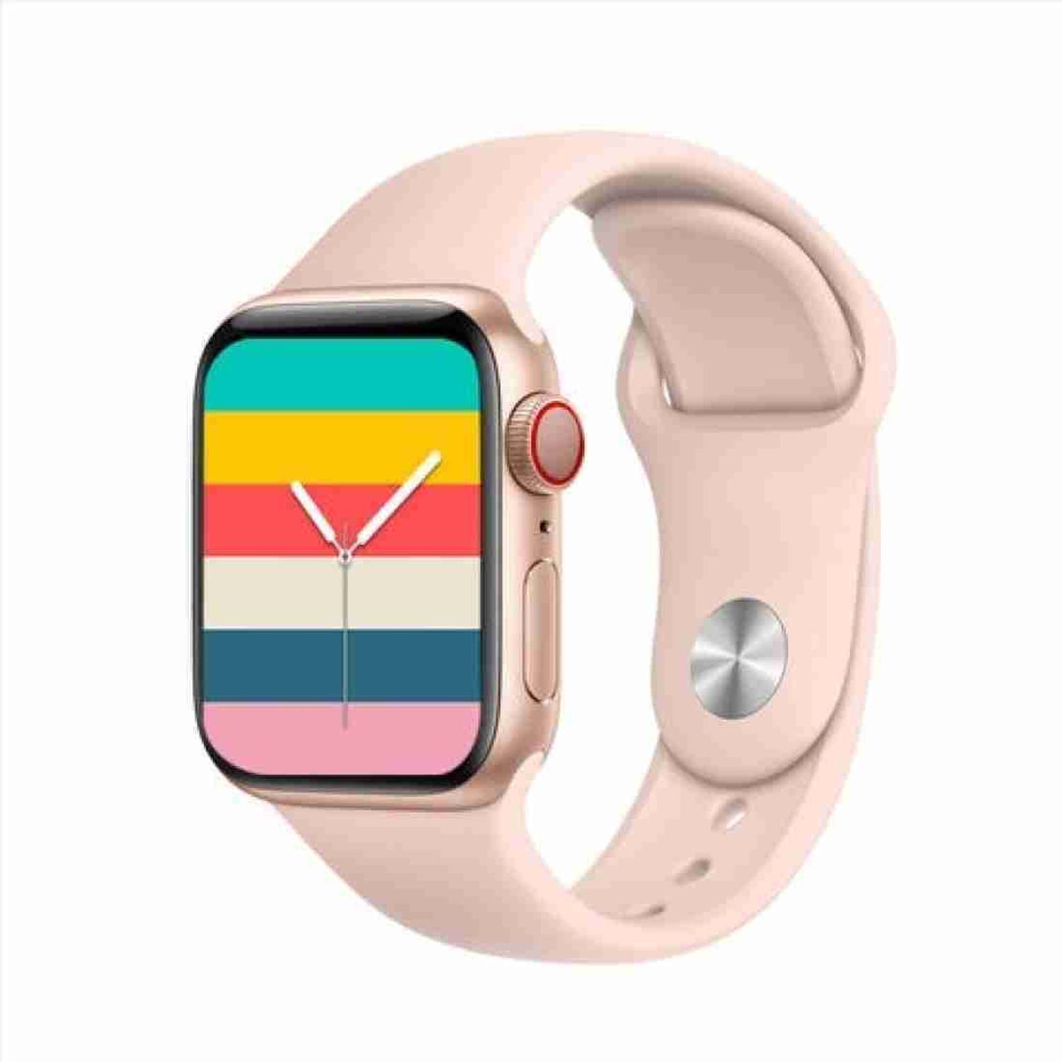 P U COLLECTION Multifunctional Big Display Bluetooth Calling Smartwatch (Pink Strap, Free Size) Smartwatch