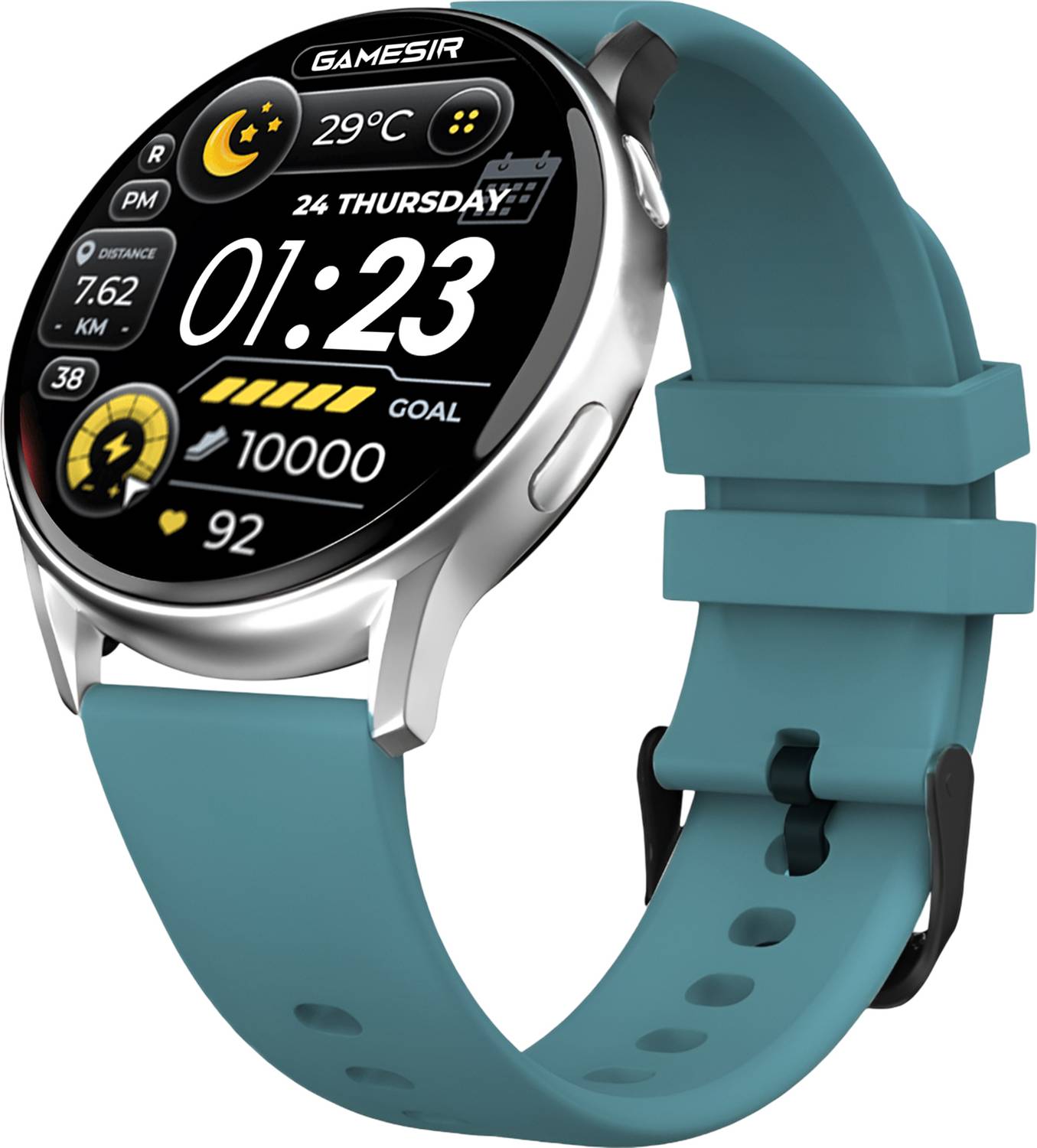 GameSir Gaze Smartwatch with Bluetooth Calling, Fitness Tracking,