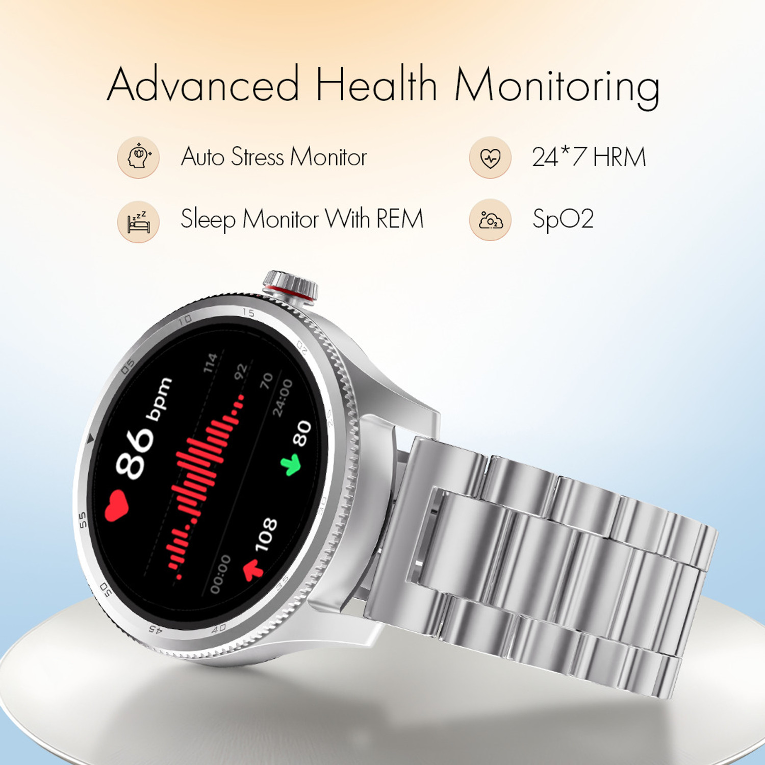 Image of Fastrack Magnus FX1 |35mm UltraVU Display |Working Crown|BT Calling|IP68| Inbuilt Games Smartwatch