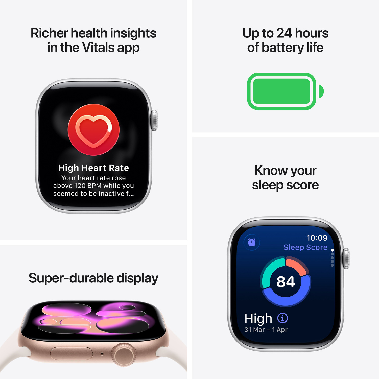 Image of Apple Watch Series 11 GPS 46mm Jet Black Aluminium Case Black Sport Band - M /L