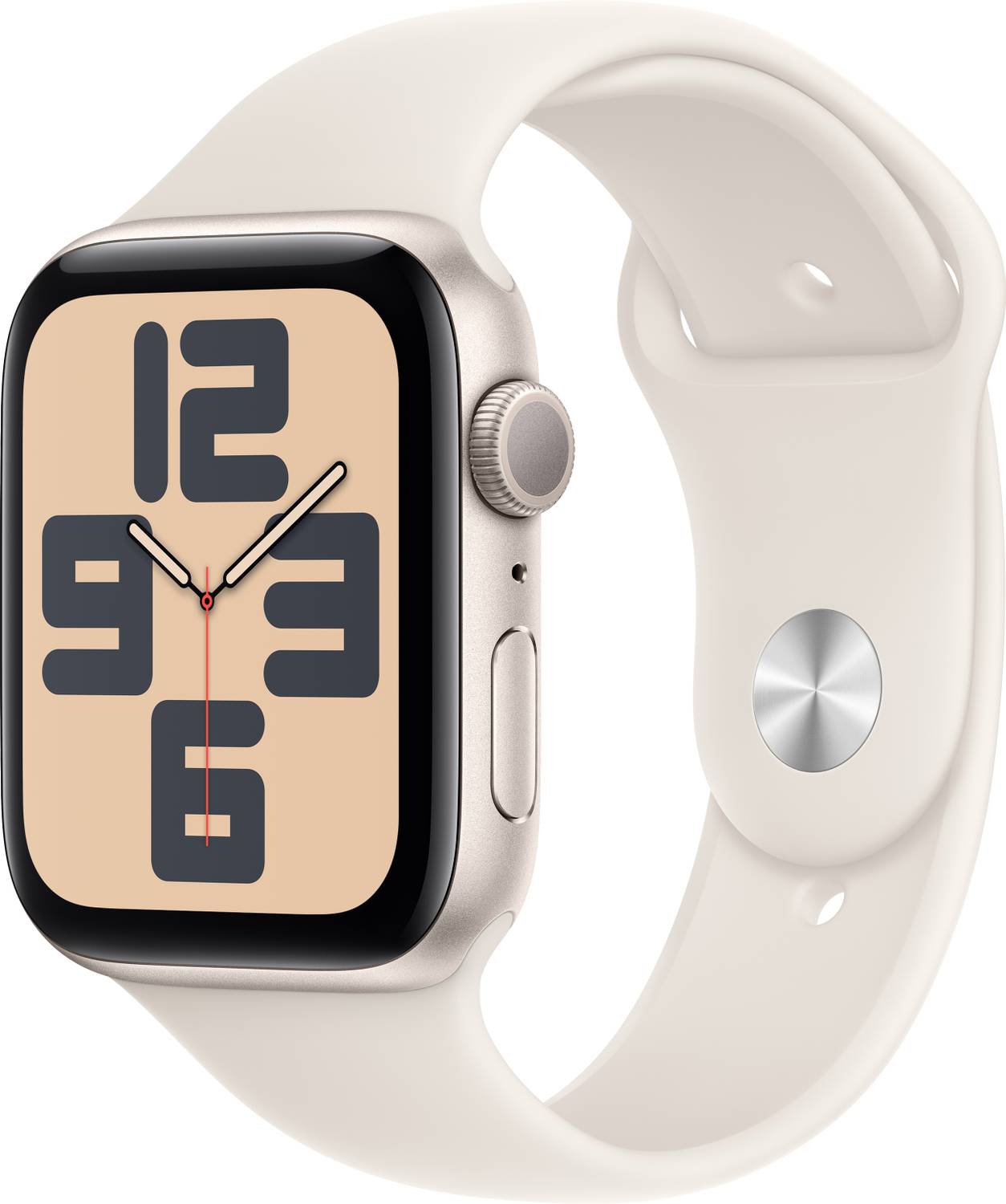 Apple Watch SE 2 GPS 44mm (2nd Gen) Starlight Aluminium with Star
