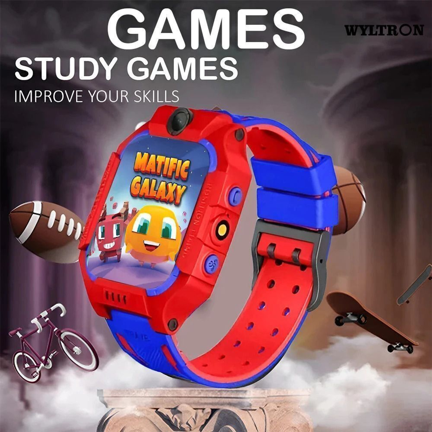 Image of ThirdEye Enertech Kids Smart Watch with Camera, GPS, Music, Alarm, HD Touch DisplaySP @39 Smartwatch (Multicolor Strap, Free Size)