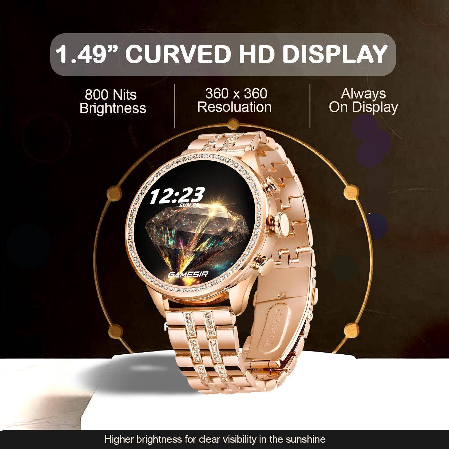 GameSir Gen 9 Rose Gold Smartwatch - Image 5