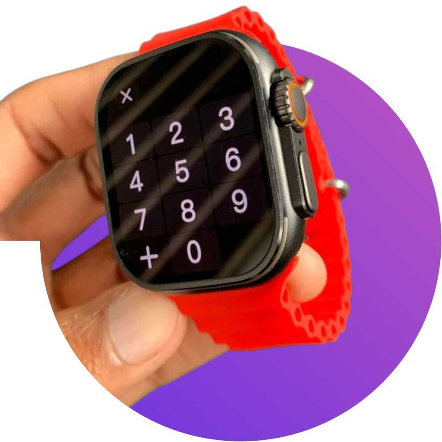Image of Onikuma T800 BT watch 2in Big Screen Sunlight Proof Display Music Play Insta WA Notifier Smartwatch