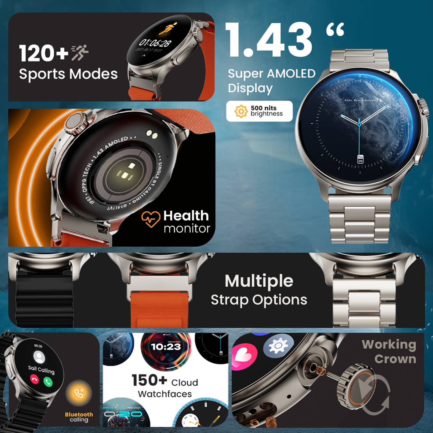 GOBOULT Crown R Pro 1.43'' Smartwatch - Image 2