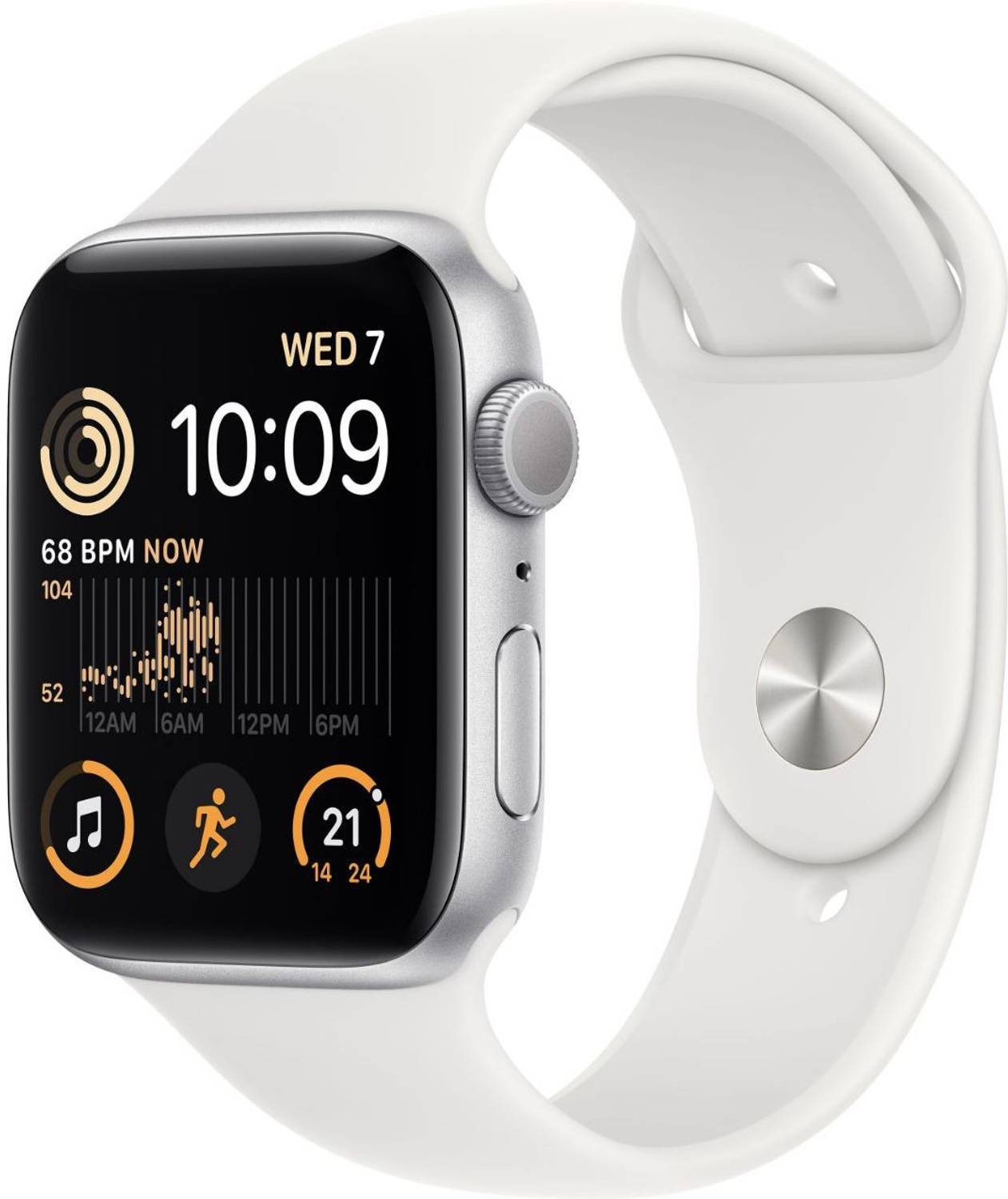 Apple Watch SE GPS (2nd Gen) Heart Rate Monitor, Crash Detection,