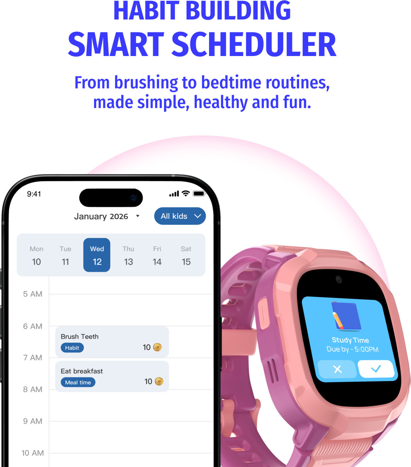Image of Noise Explorer 2 for Kids 2-way Video & Voice Calling, Geofencing, Emergency Alerts Smartwatch