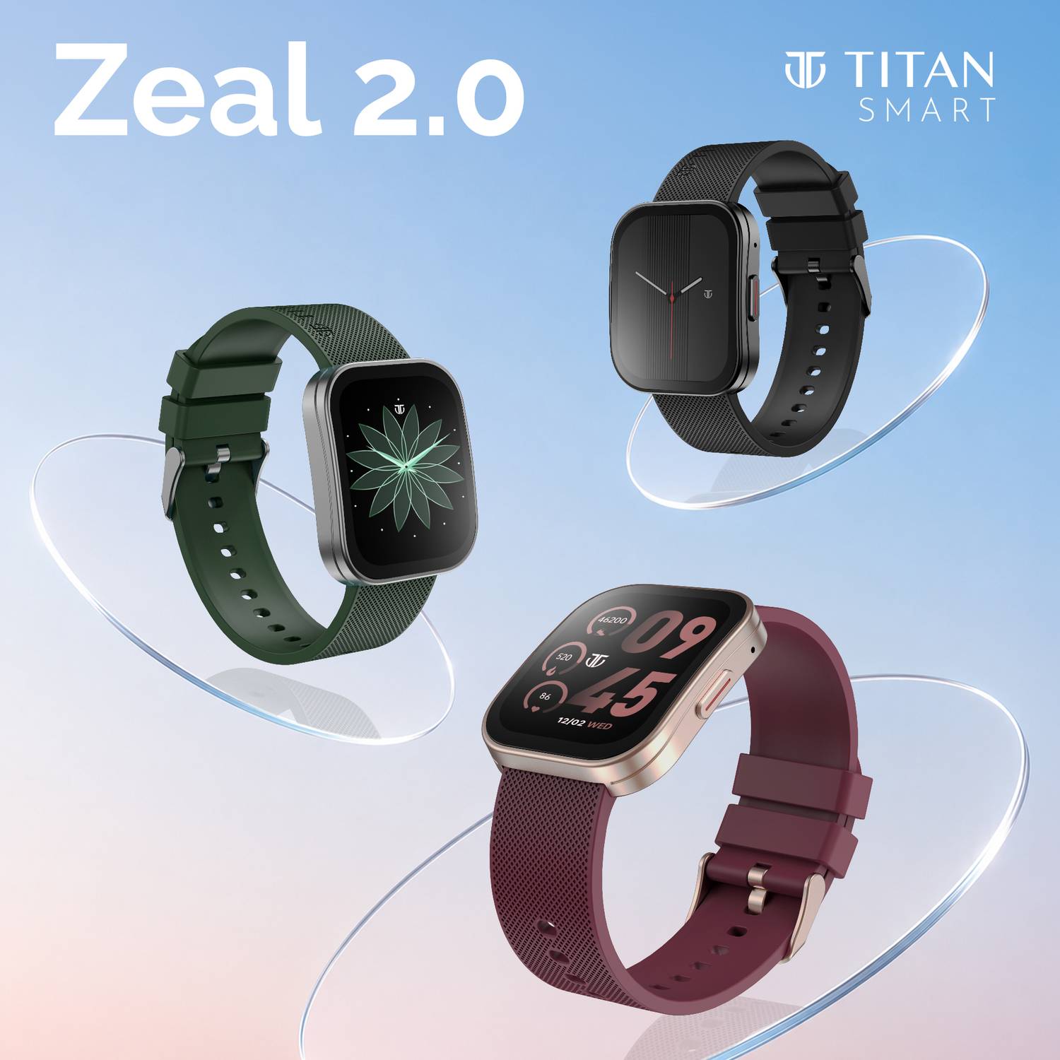Titan ZEAL 2.0 Black Smartwatch - Image 2