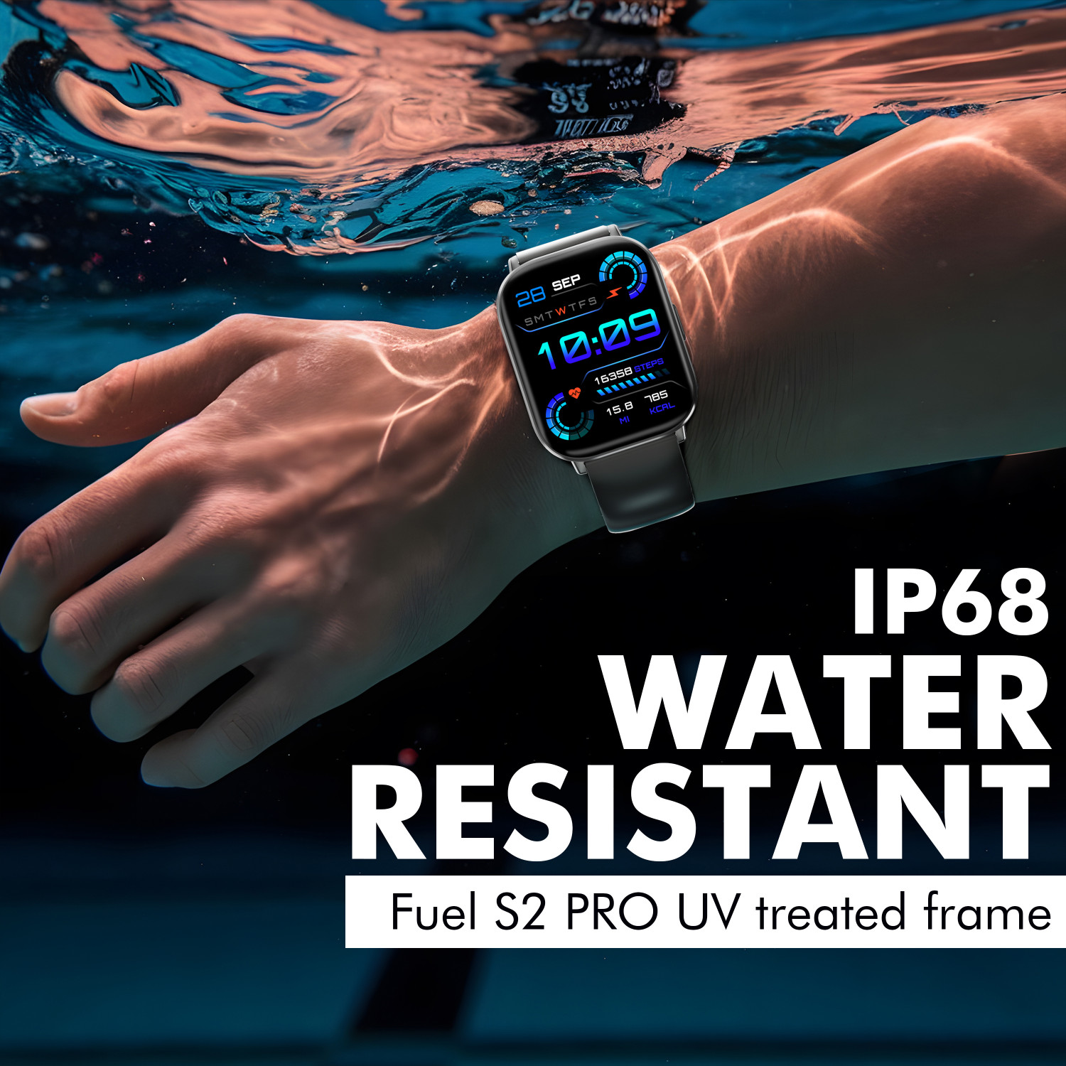 Image of Nervfit Fuel Pro S2 2.02 inch TrueColor+ LED, BT Calls, Fitness Tracker, Premium Smartwatch