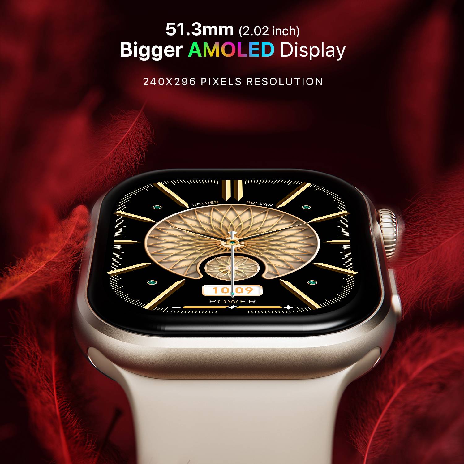 Fire-Boltt Brillia 51.3mm Blue Smartwatch - Image 4