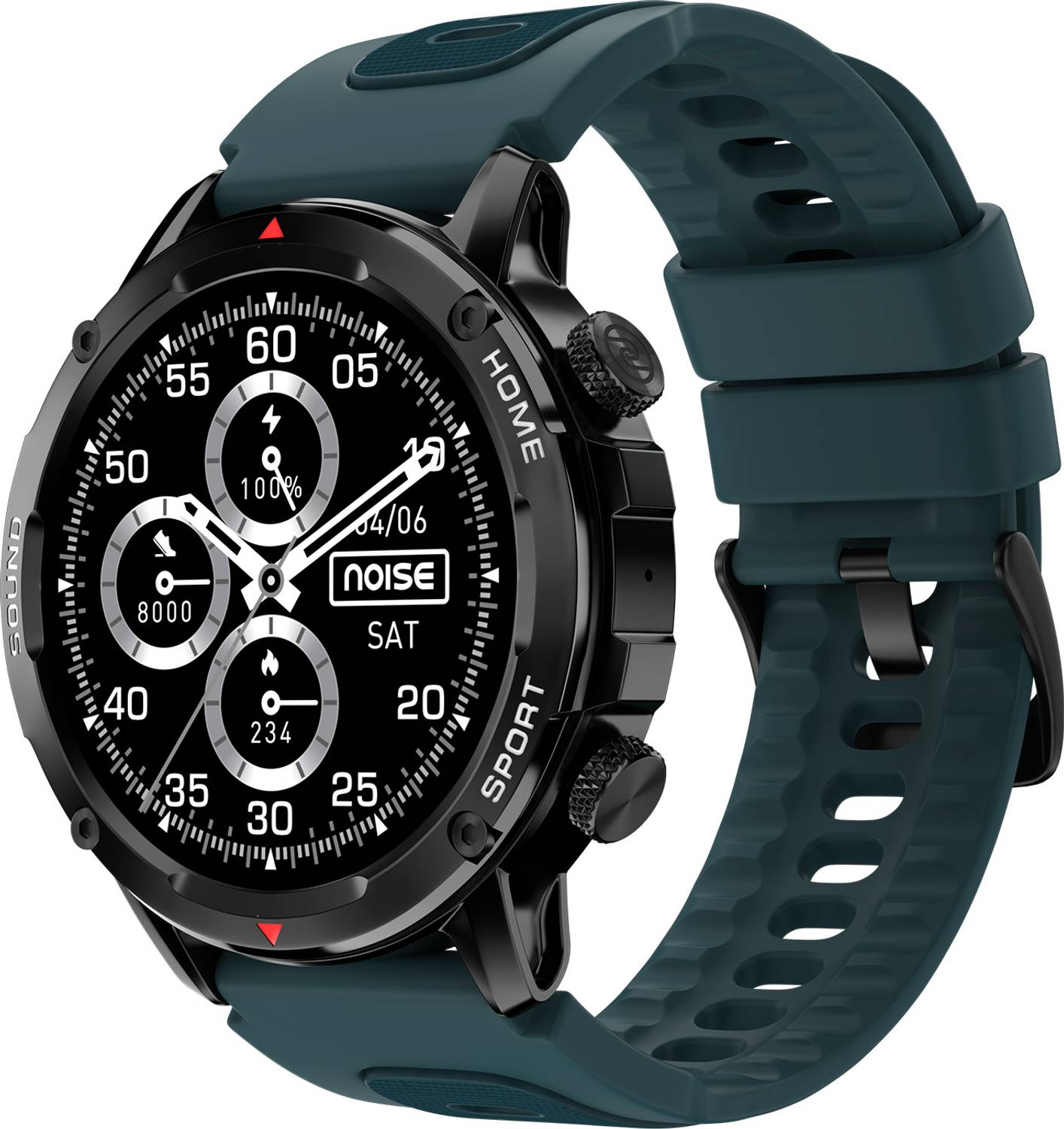 Noise Force 2 Sporty Rugged, 1.39" TruView Display, BT Calling, I