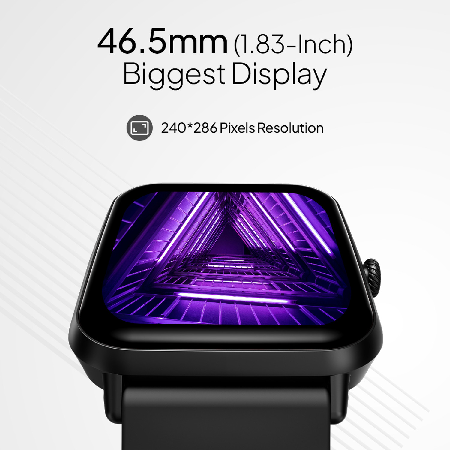 Image of Fire-Boltt Ninja Calling Pro Plus 46.5mm (1.83) Display Bluetooth Calling, AI Voice Smartwatch