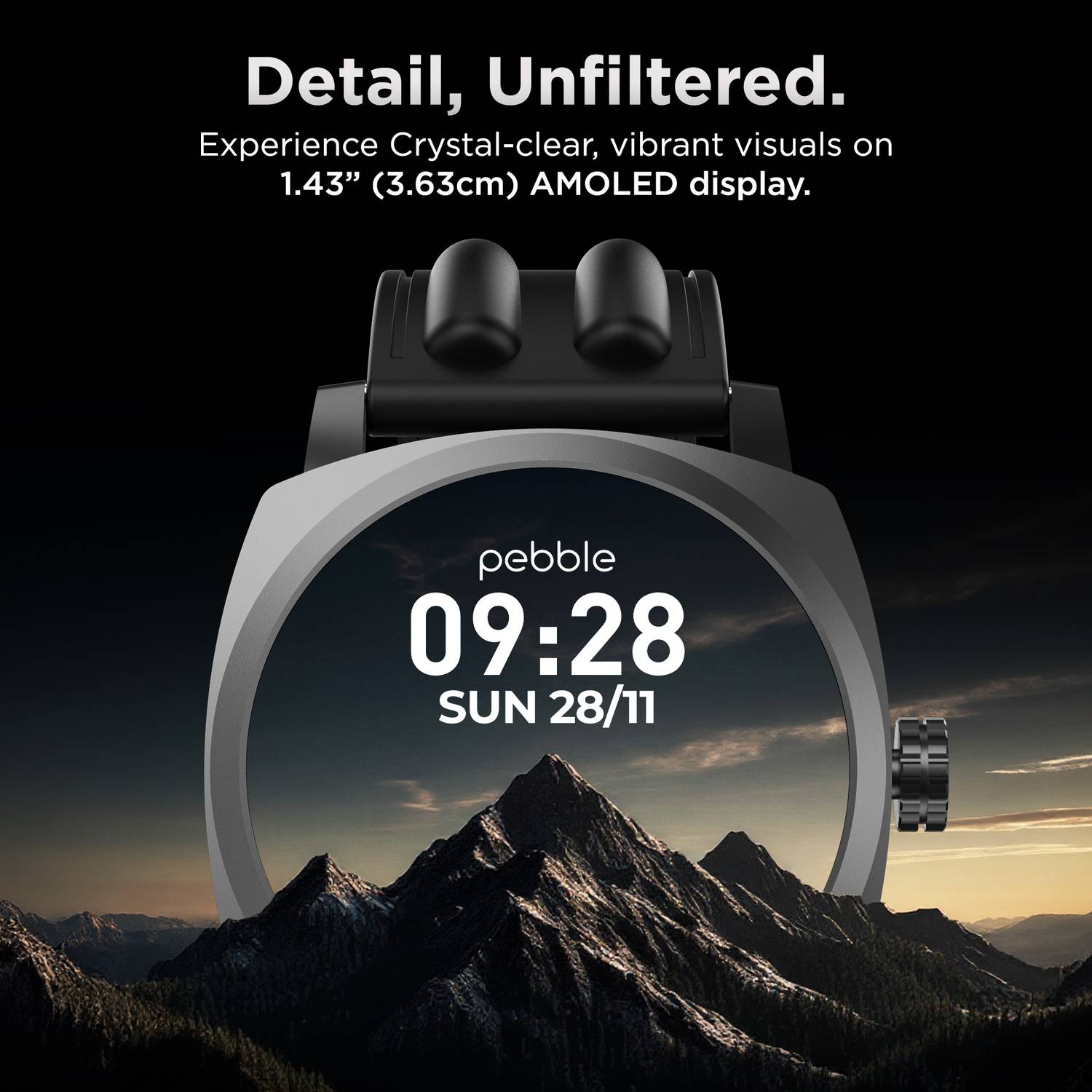Pebble Endure 2 1.43" AMOLED Smartwatch - Image 3